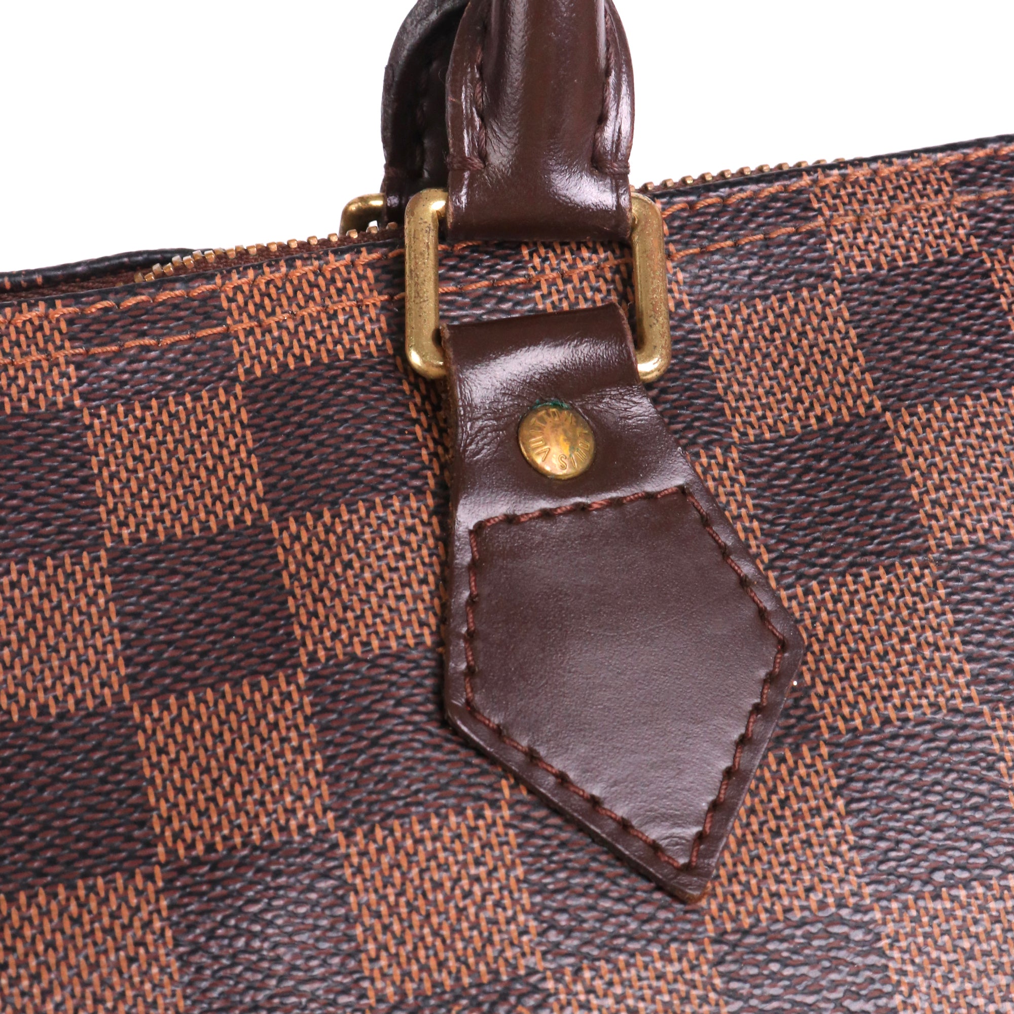 LOUIS VUITTON - Louis Vuitton Speedy 35 shoulder bag in Damier Ébène canvas