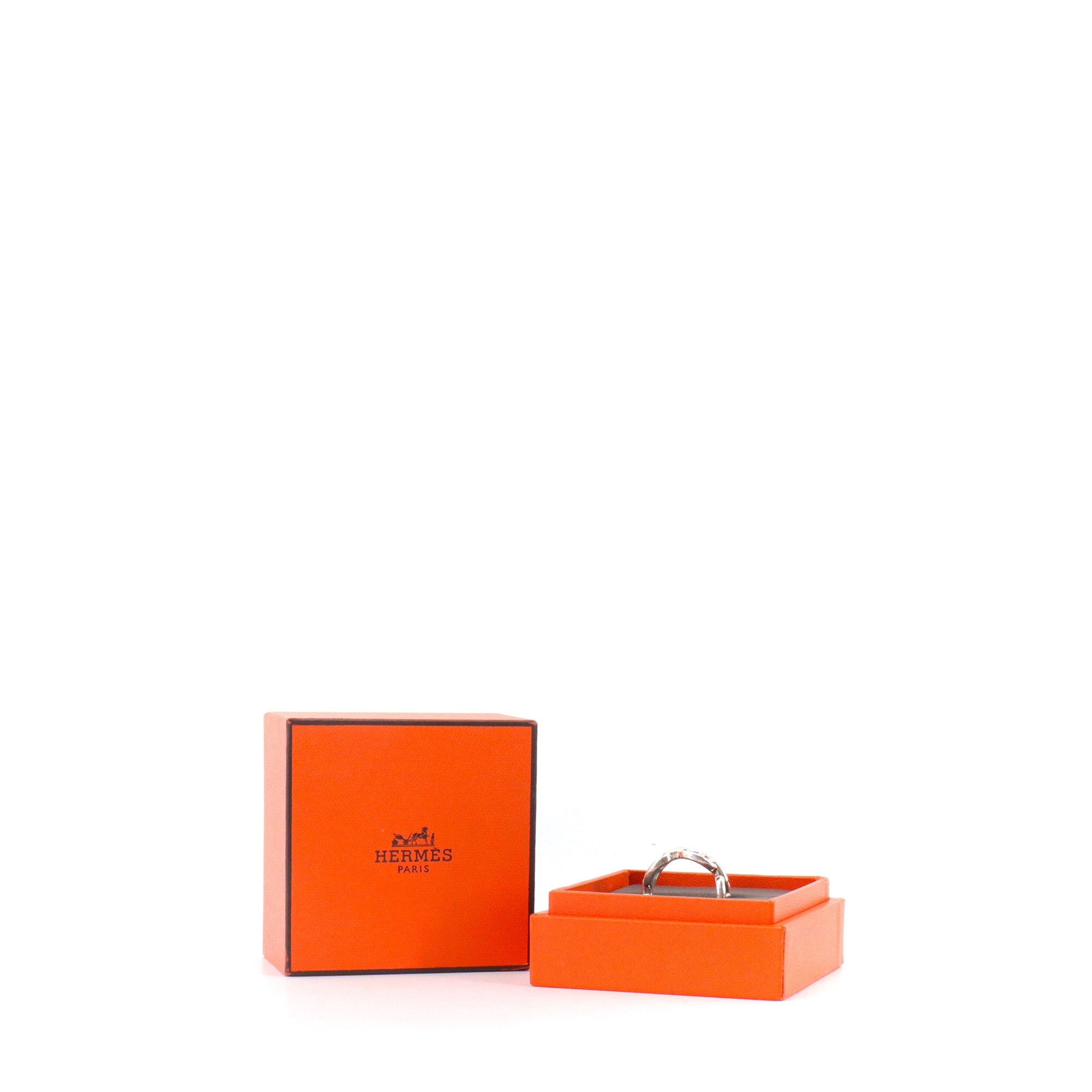 HERMÈS - Hermès Anchor Chain Ring in silver (T57)