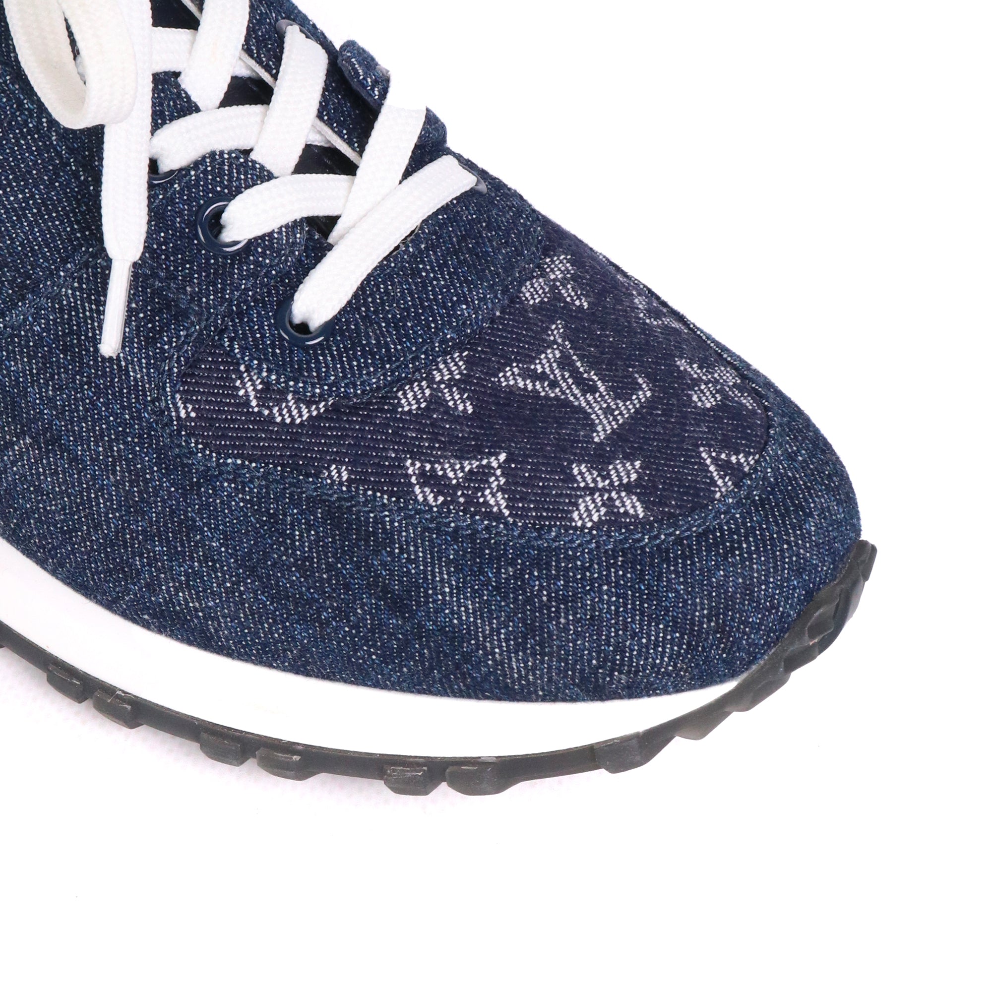 LOUIS VUITTON - Sneakers Run Away Louis Vuitton en denim (T39)