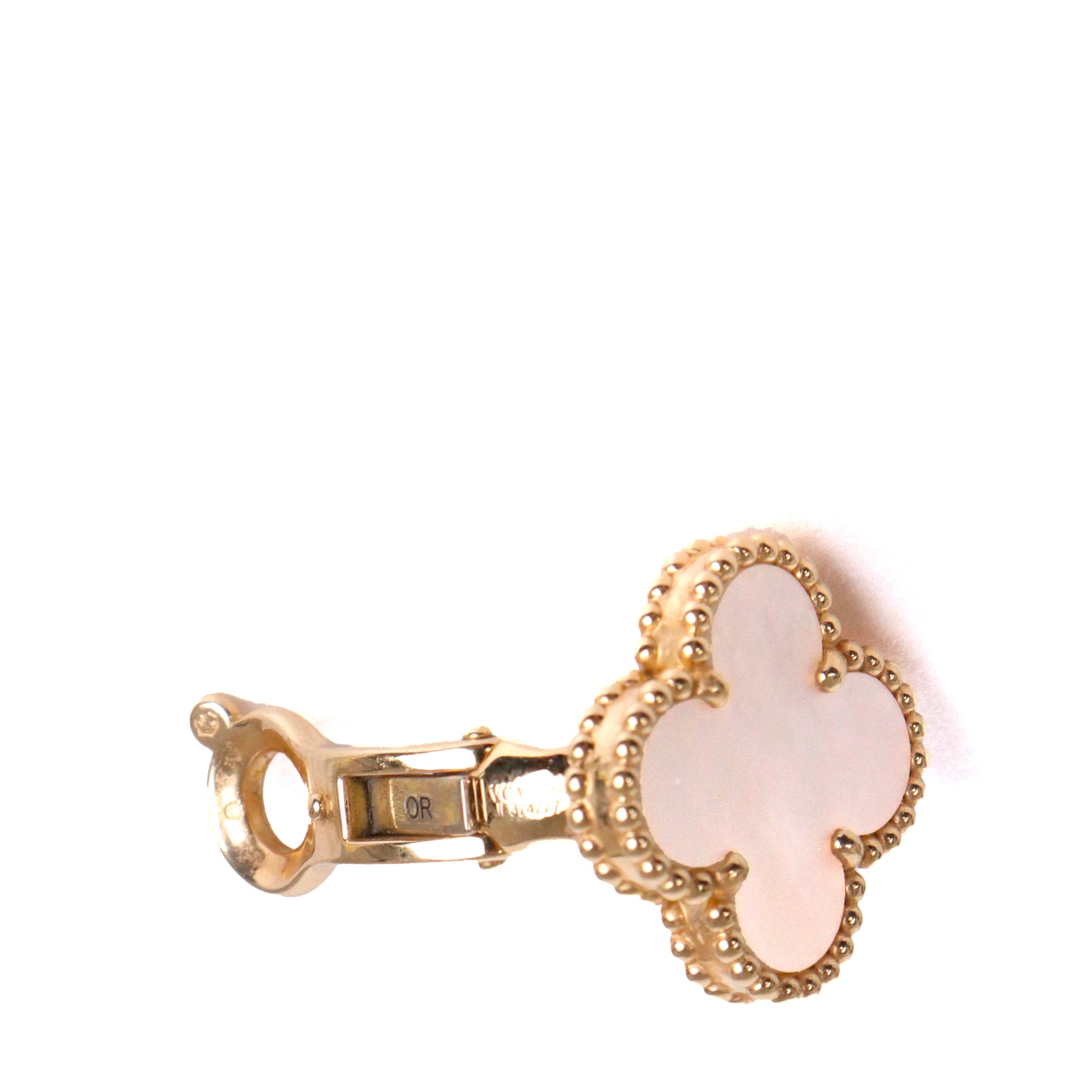 VAN CLEEF & ARPELS - Boucles d'oreilles Vintage Alhambra Van Cleef & Arpels en or jaune
