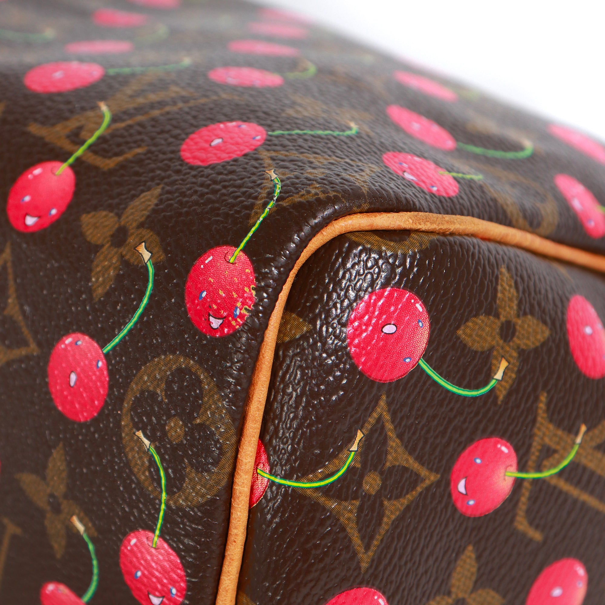 LOUIS VUITTON - Sac à main Speedy 25 en toile monogramme Murakami Cerises