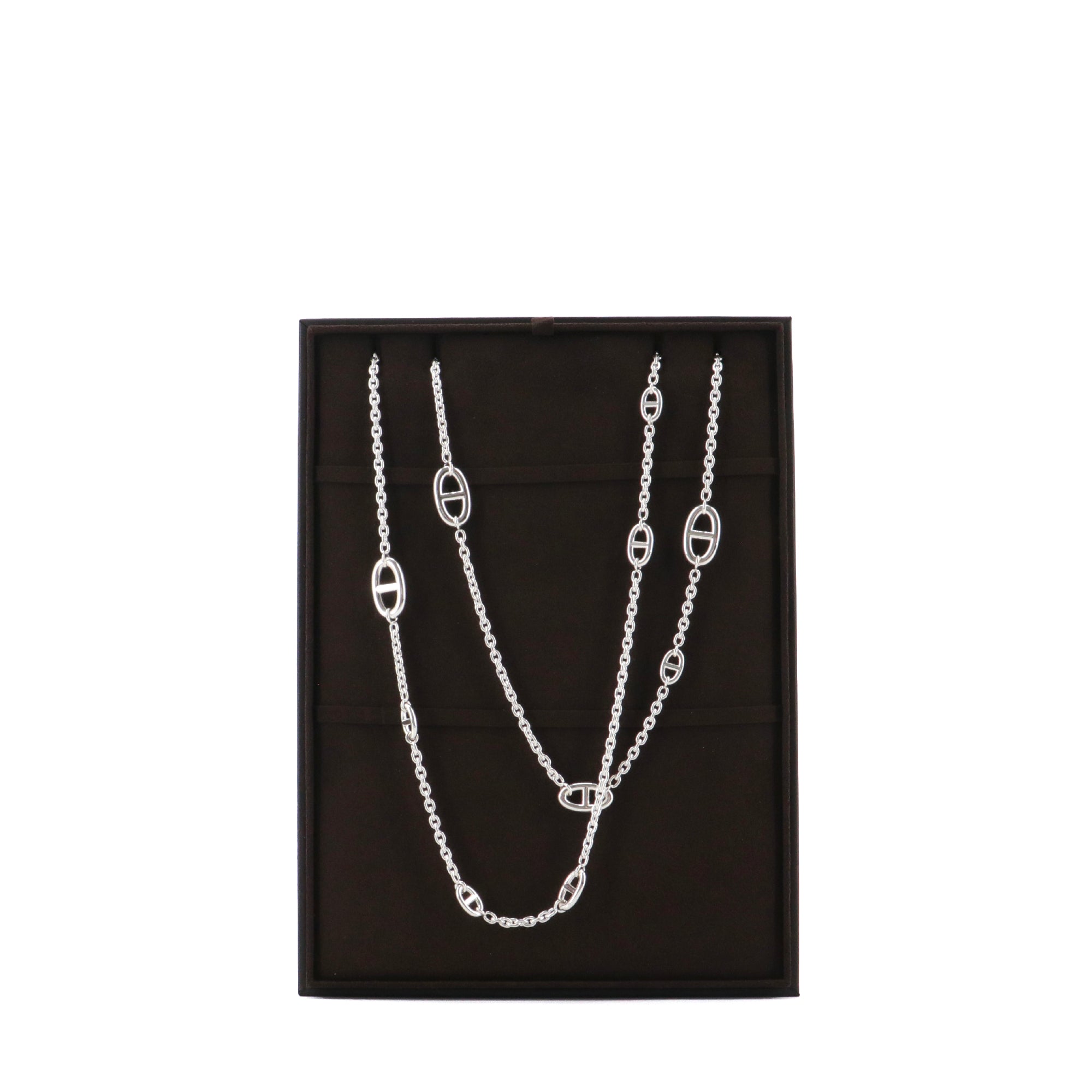 HERMÈS - Sautoir Farandole 120 Hermès en argent