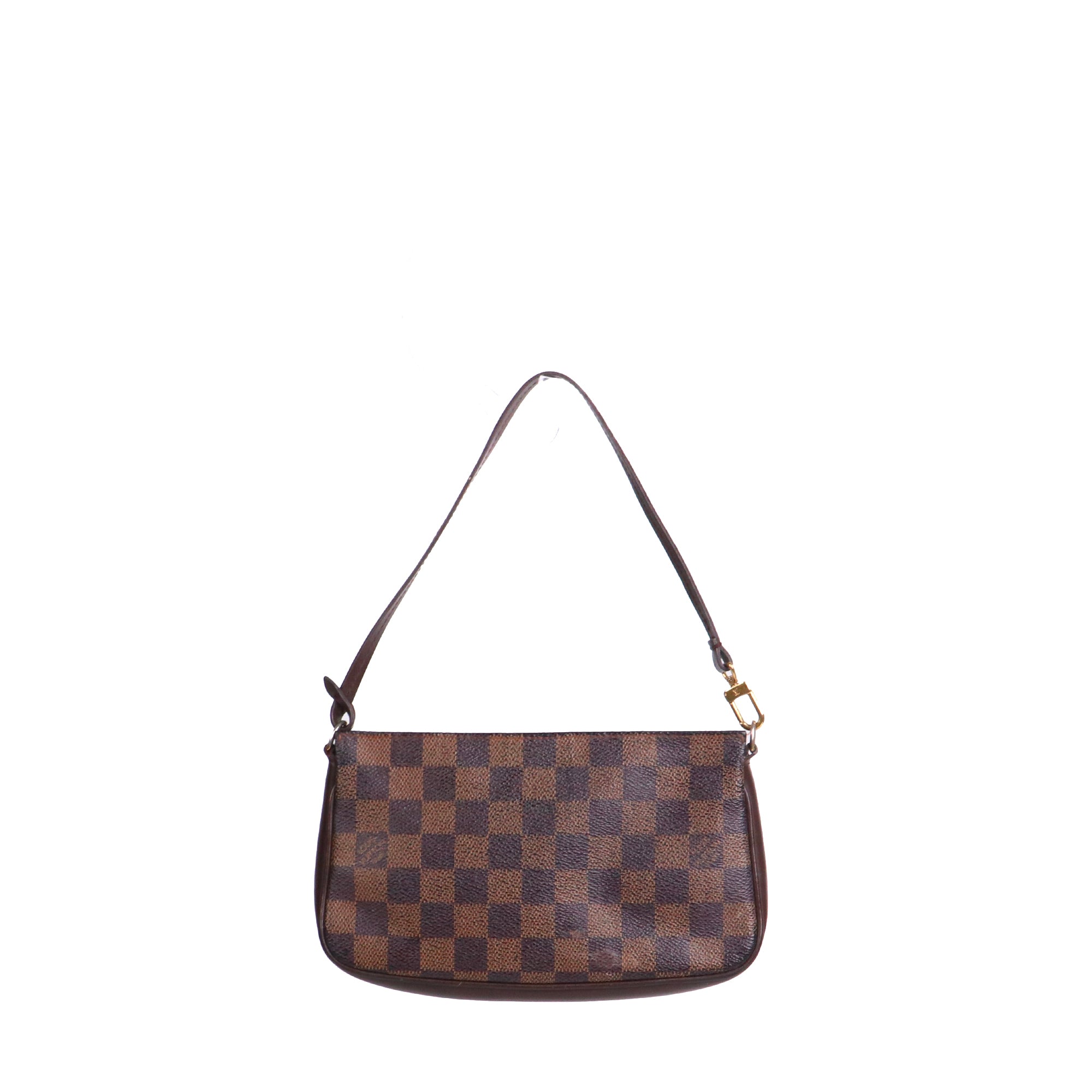 LOUIS VUITTON - Pochette Navona Louis Vuitton en toile damier ébène