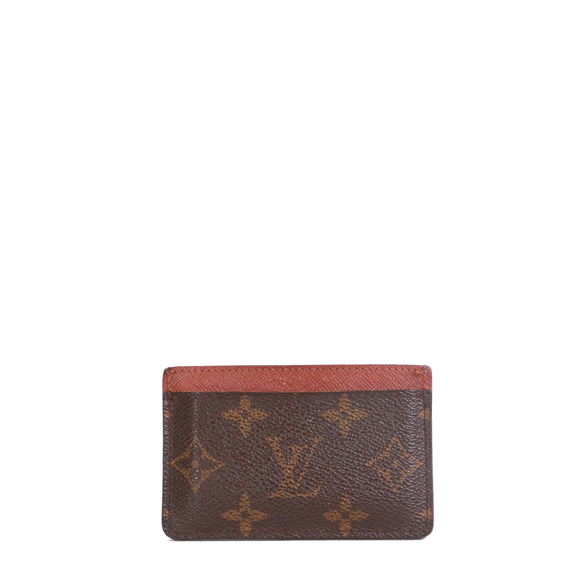 LOUIS VUITTON - Porte cartes en toile monogrammée