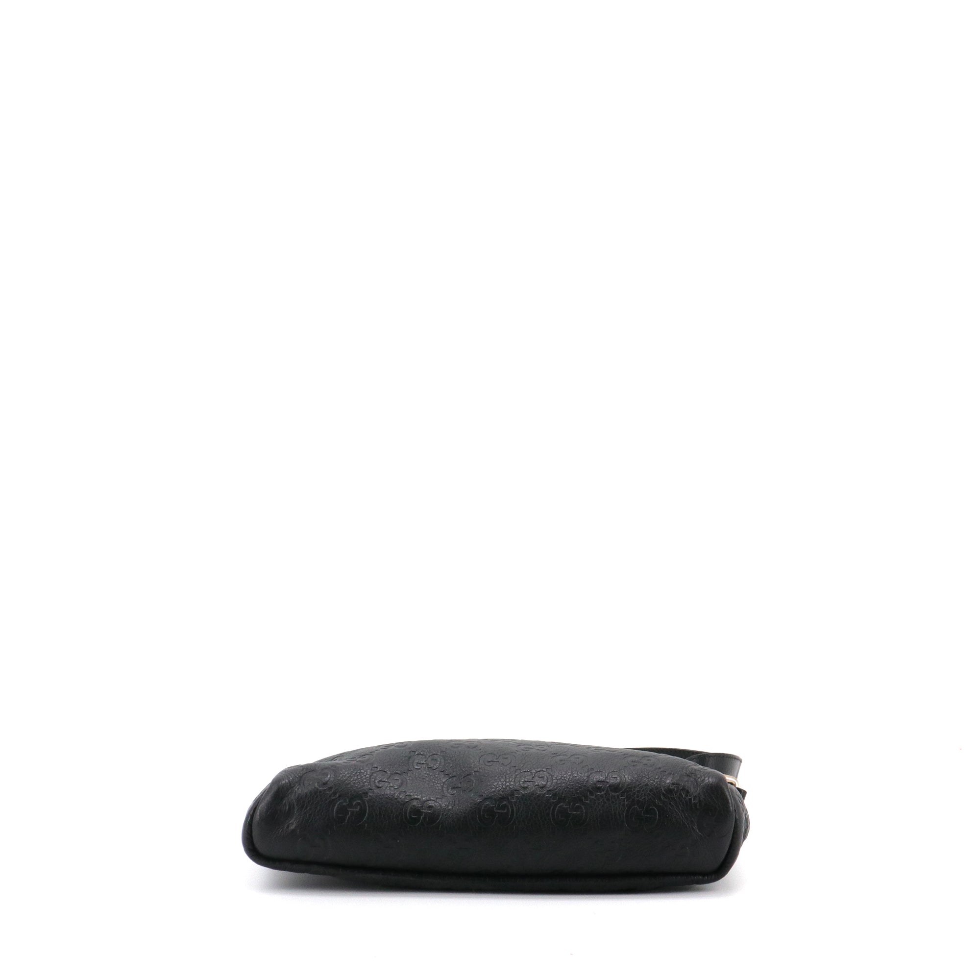 GUCCI - Guccissima Gucci shoulder bag in black embossed leather