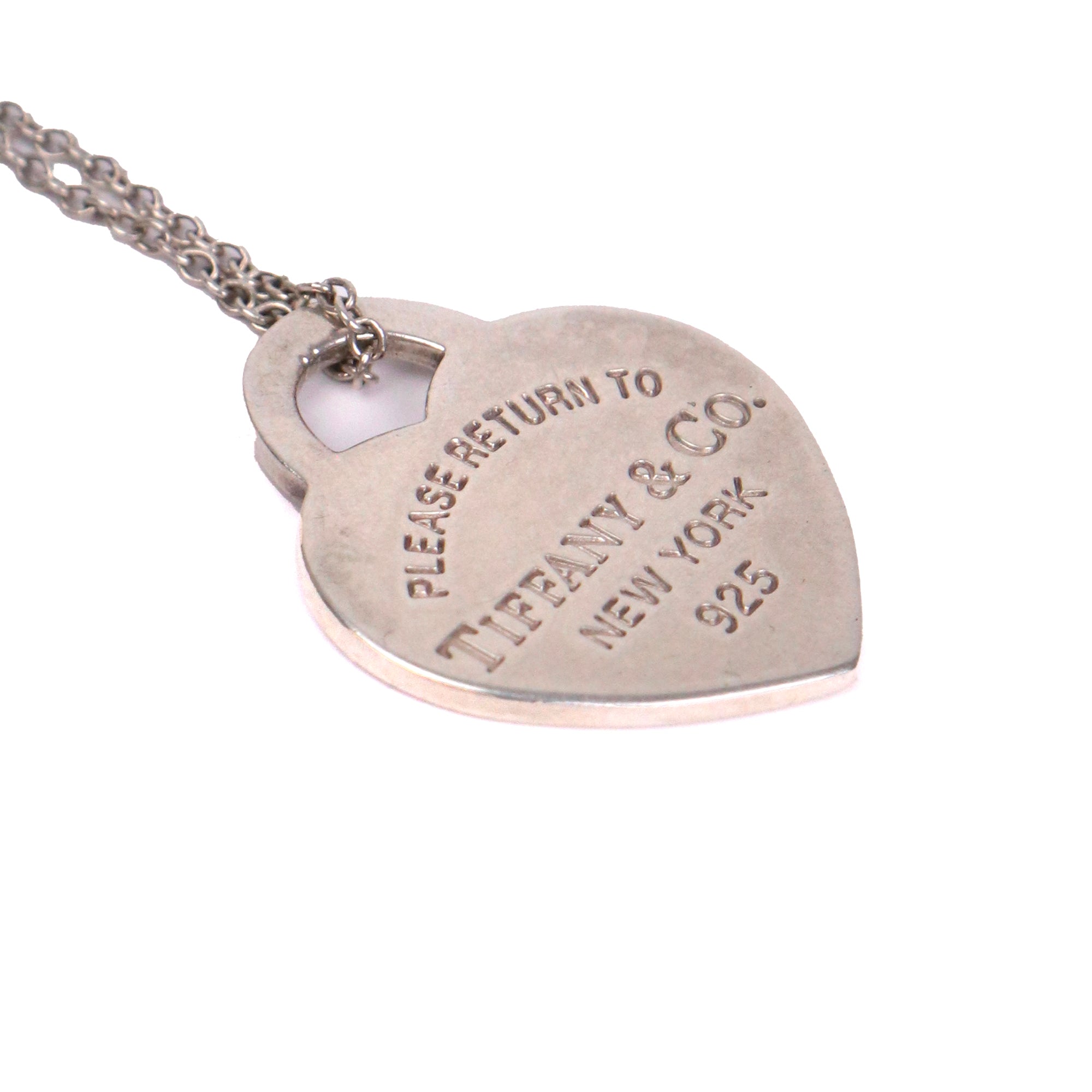 TIFFANY & CO - Collier Coeur Tiffany & Co en argent