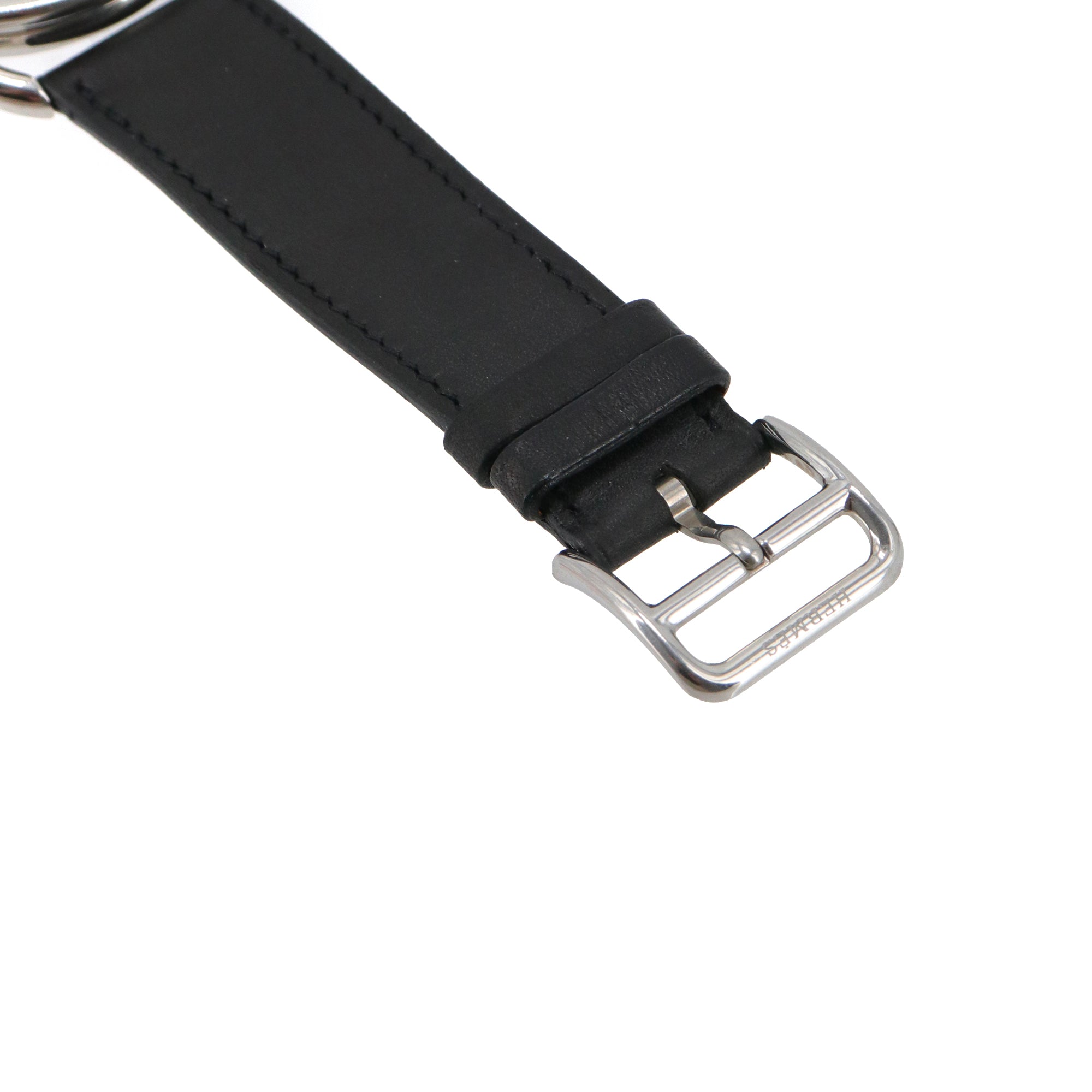 HERMÈS - Hermès Arceau watch in black leather 