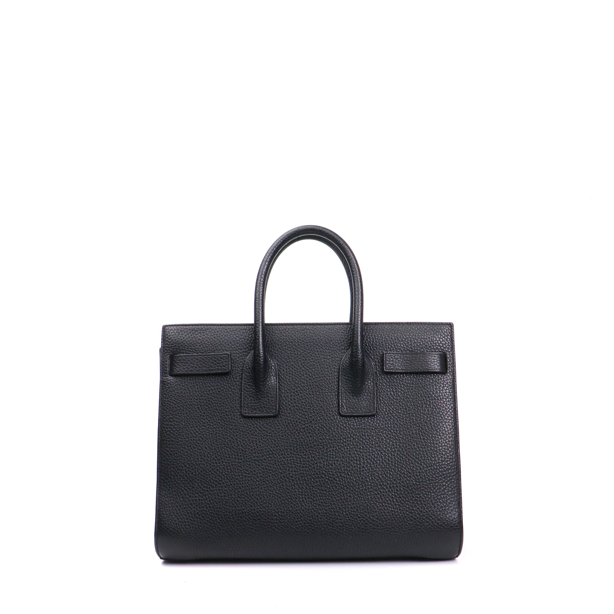 SAINT LAURENT - Sac de Jour Small Saint Laurent en cuir grainé noir