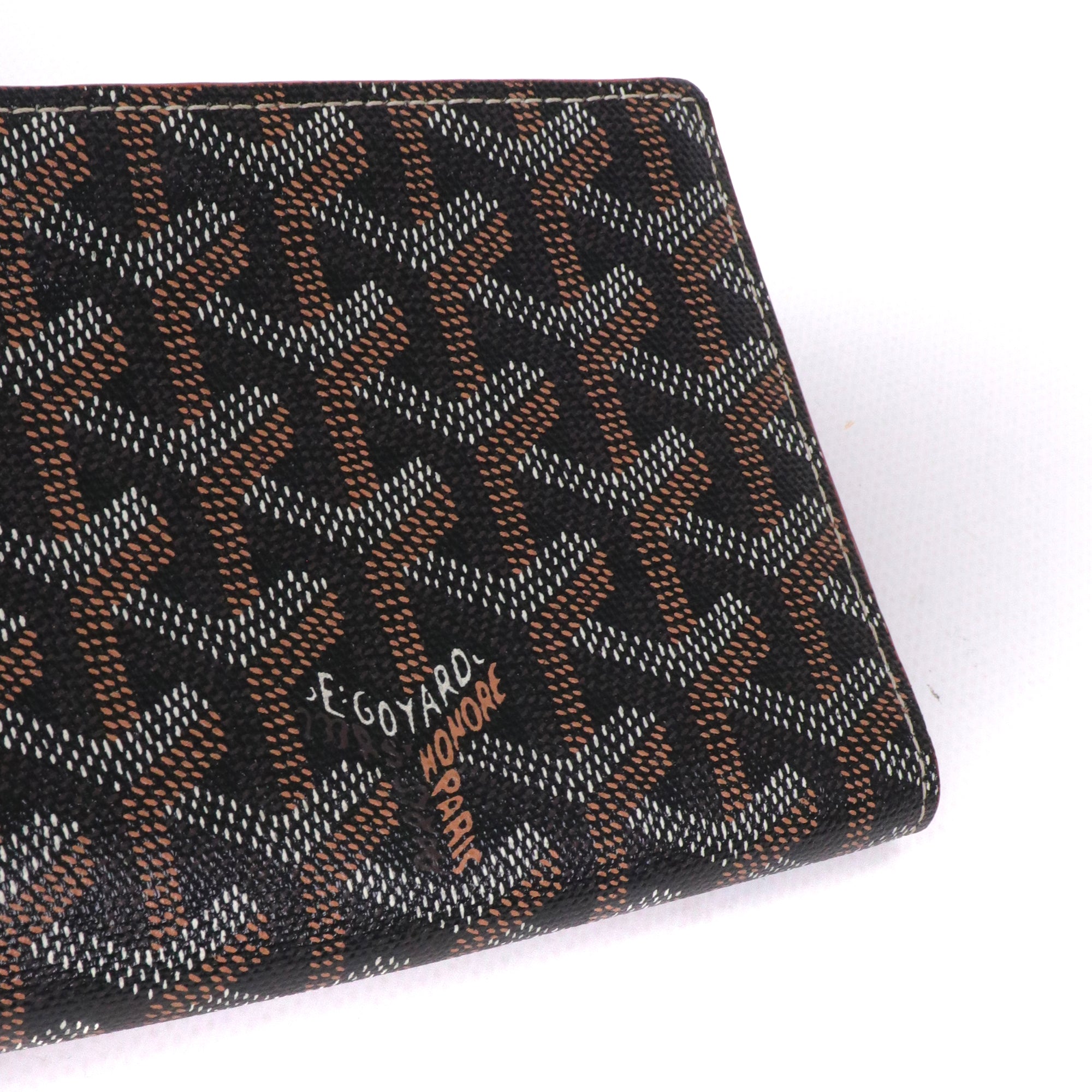 GOYARD - Portefeuille Richelieu Goyard en toile enduite monogrammée