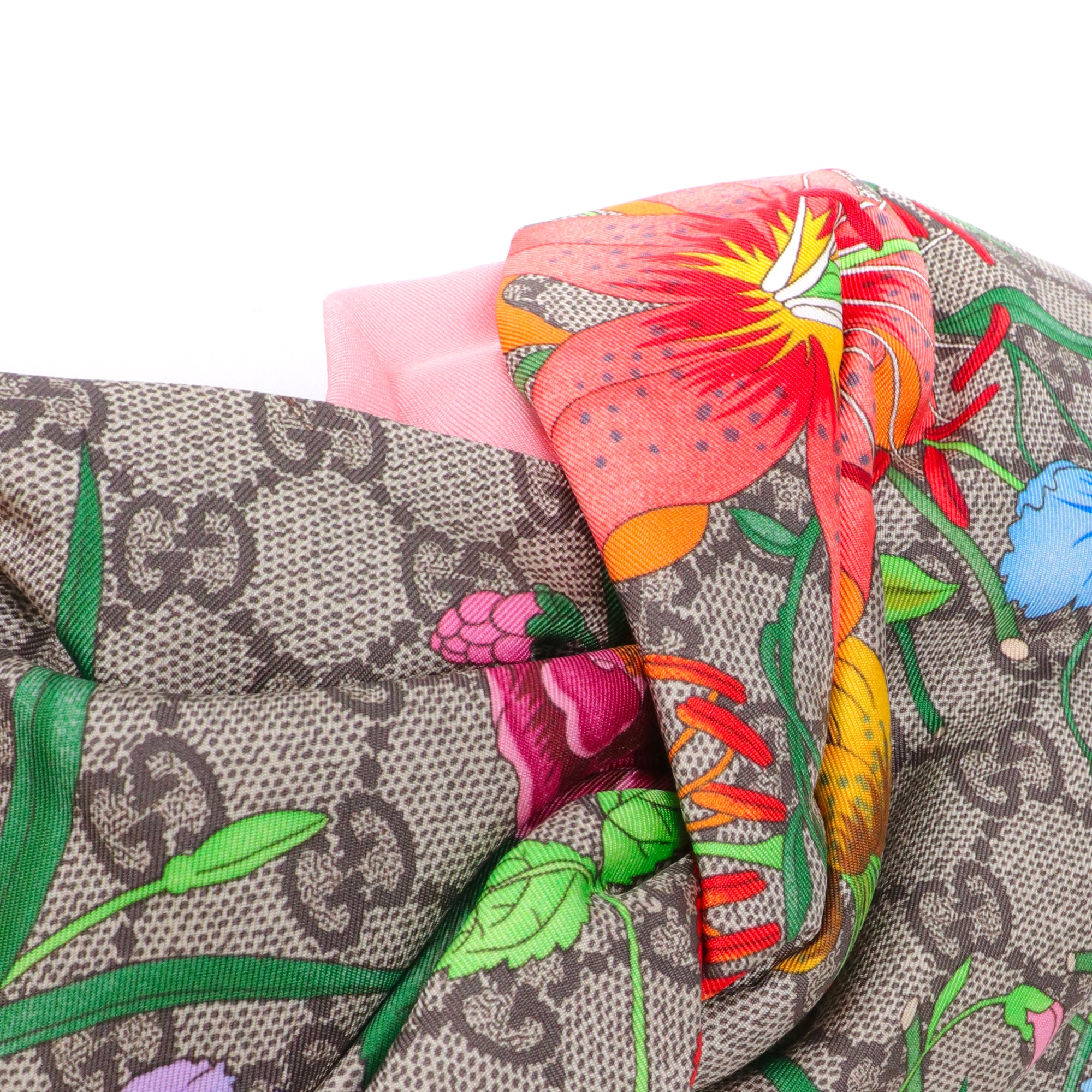GUCCI - Bandeau Gucci en soie monogrammée (M)
