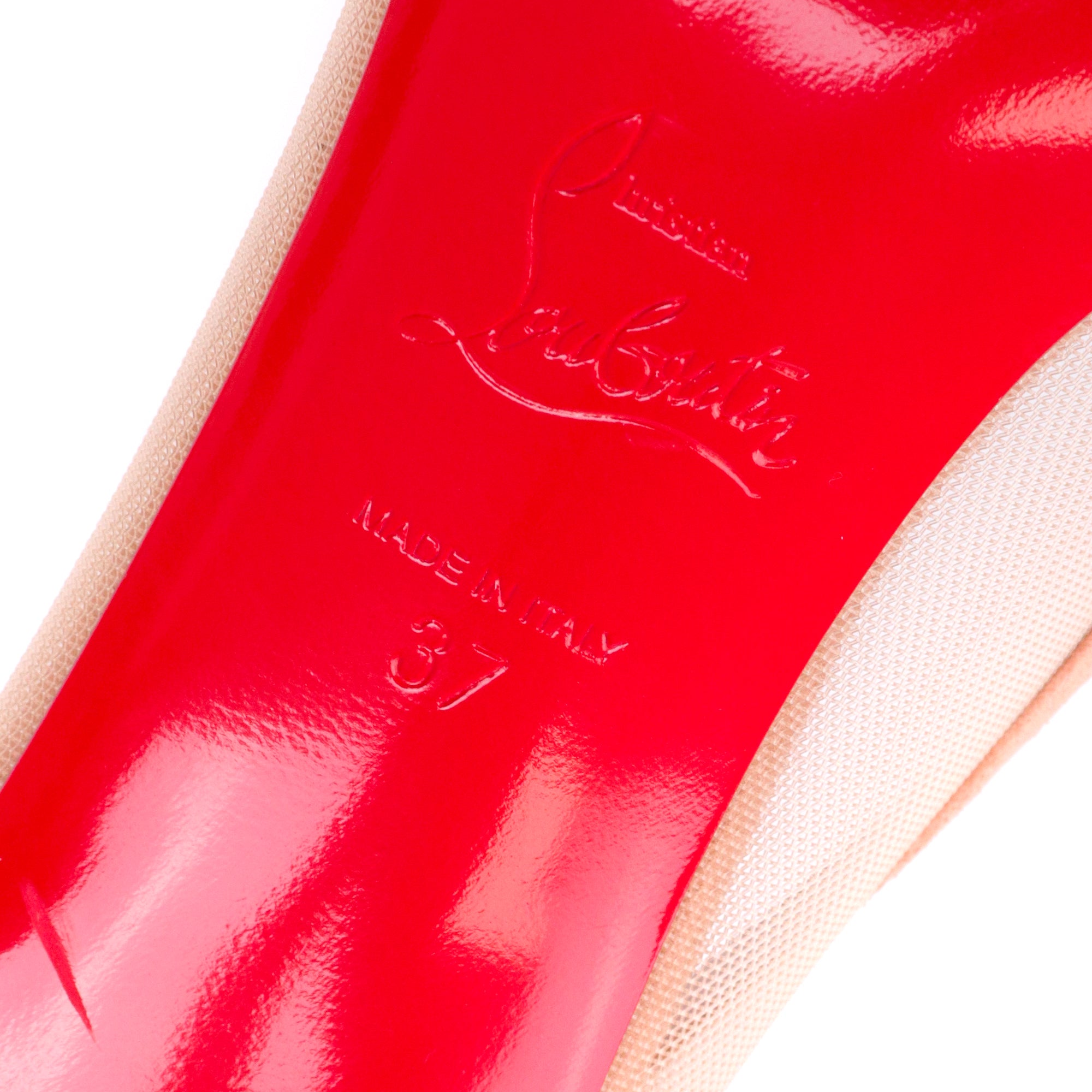 LOUBOUTIN - Plum pumps in black python (T40.5)