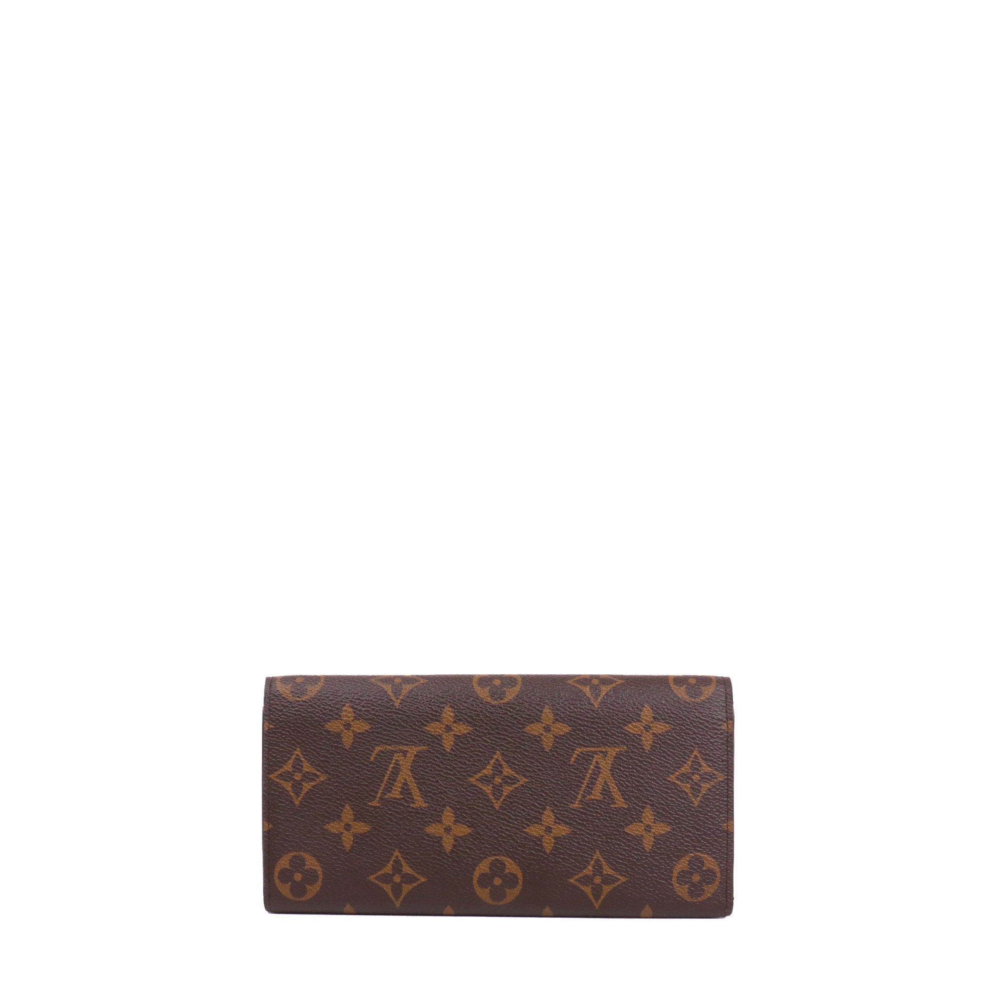LOUIS VUITTON - Portefeuille Émilie Louis Vuitton en toile monogrammée