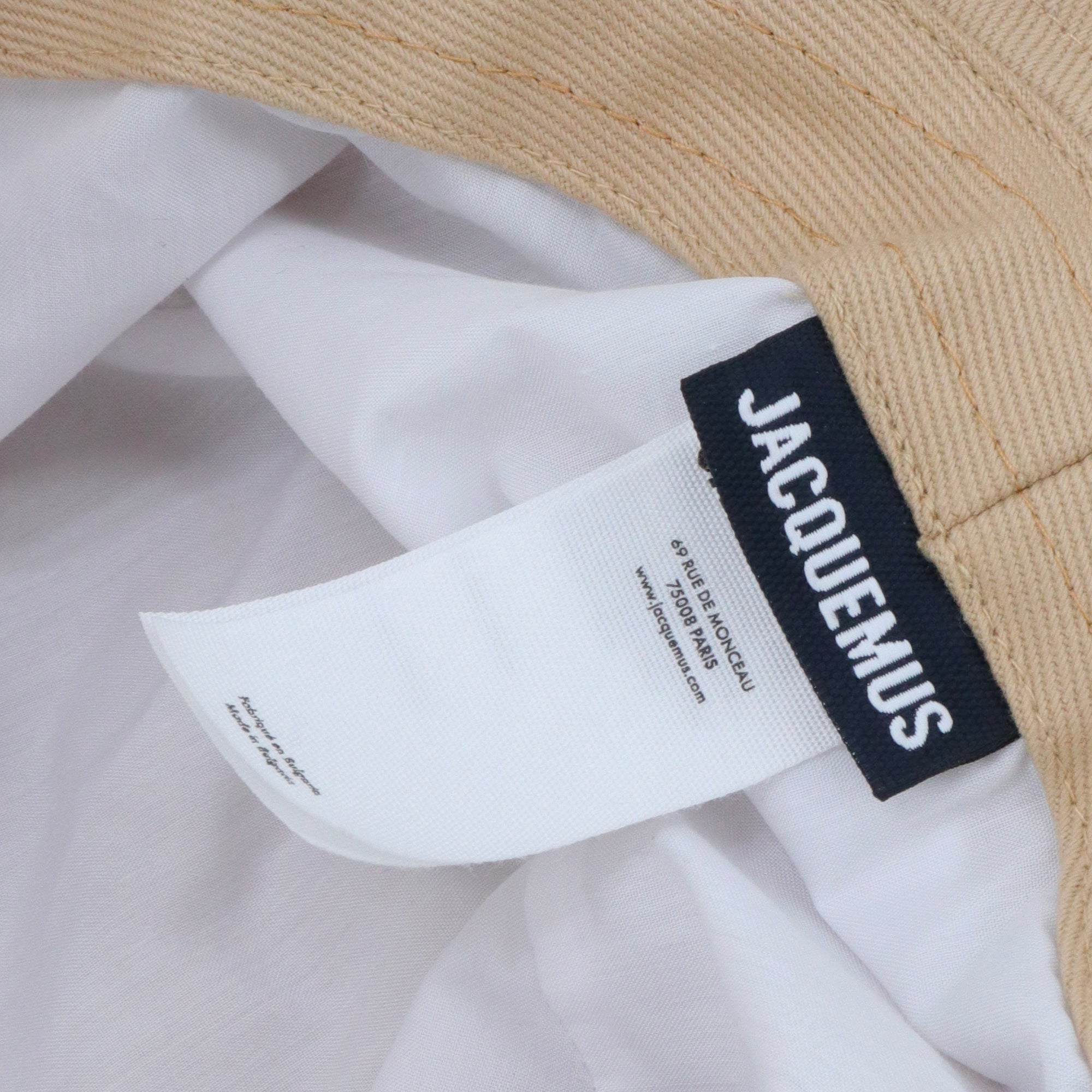 JACQUEMUS - Bob Artichaut Jacquemus en coton beige (T60)