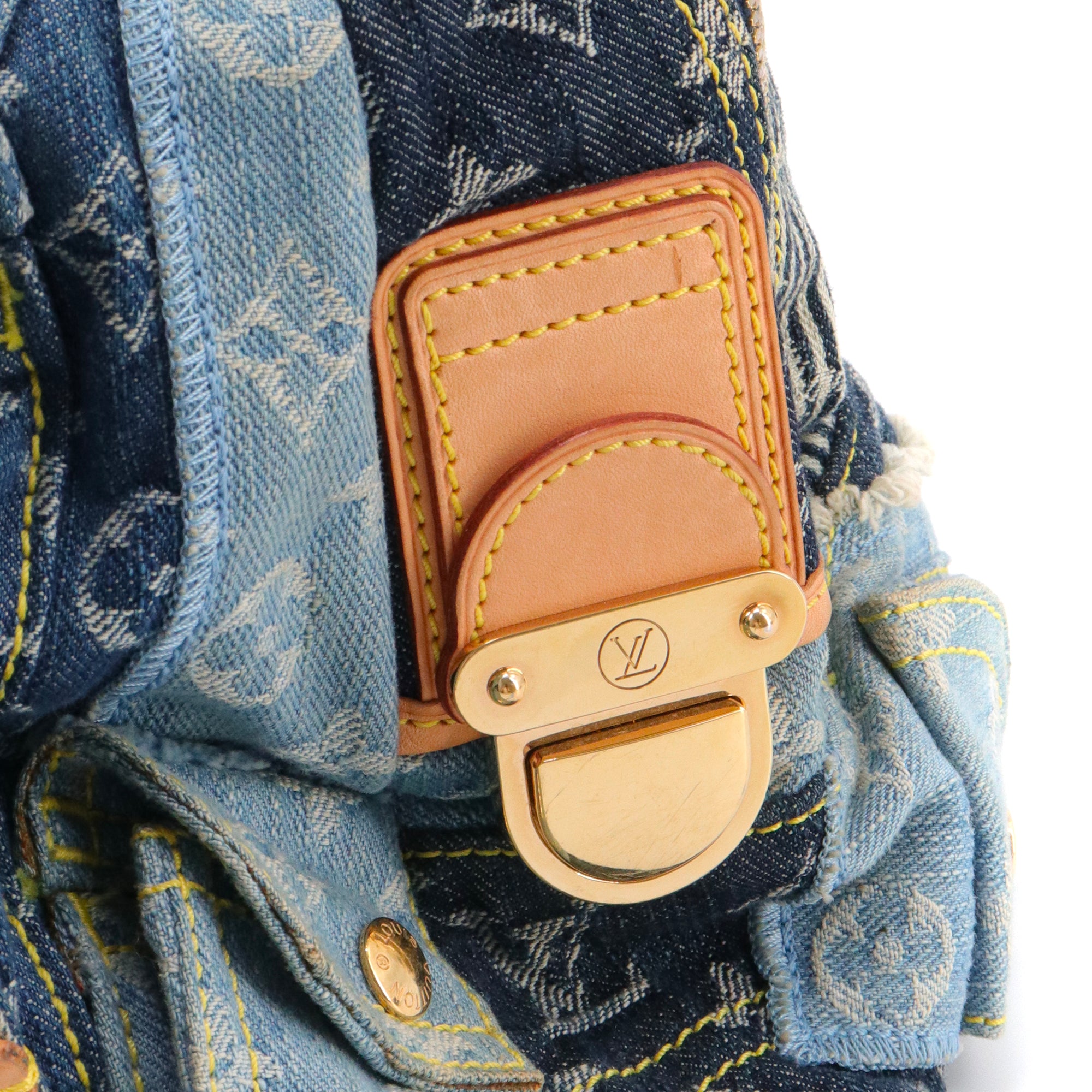 LOUIS VUITTON - Louis Vuitton Bowly handbag in denim patchwork