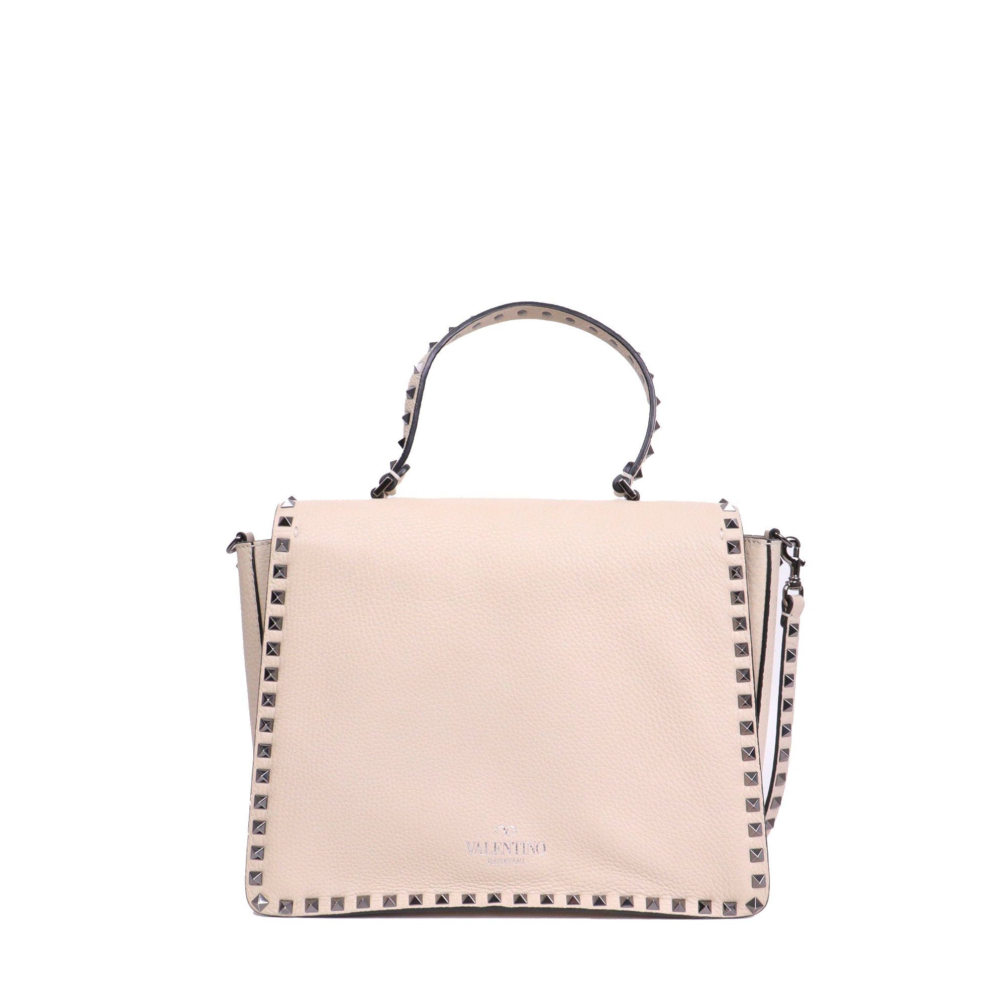 VALENTINO - Rockstud leather tote bag