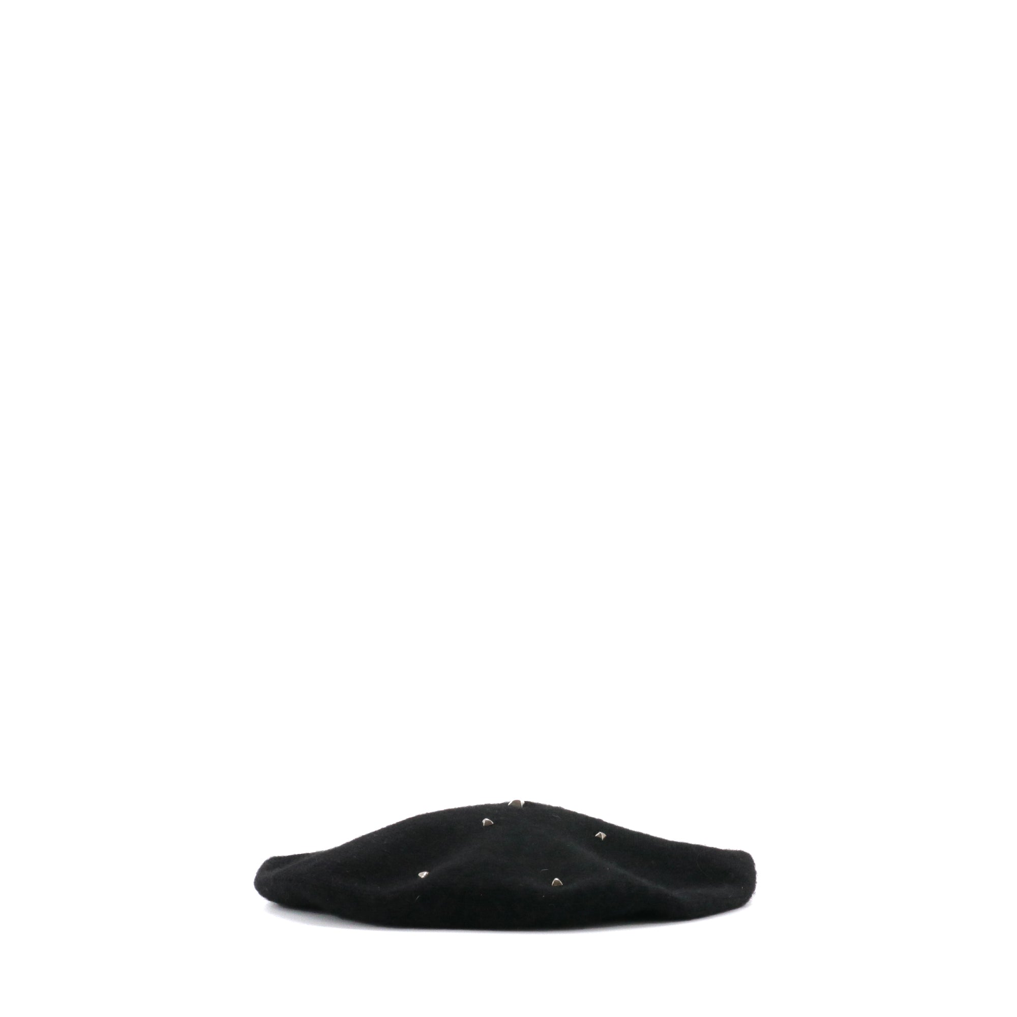 HERMÈS - Béret Darling Hermès en cachemire noir (S)