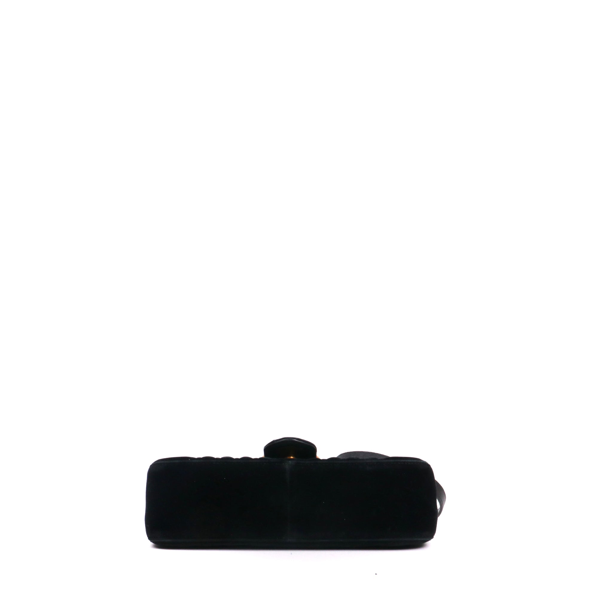GUCCI - Sac à bandoulière GG Marmont Gucci en velours noir