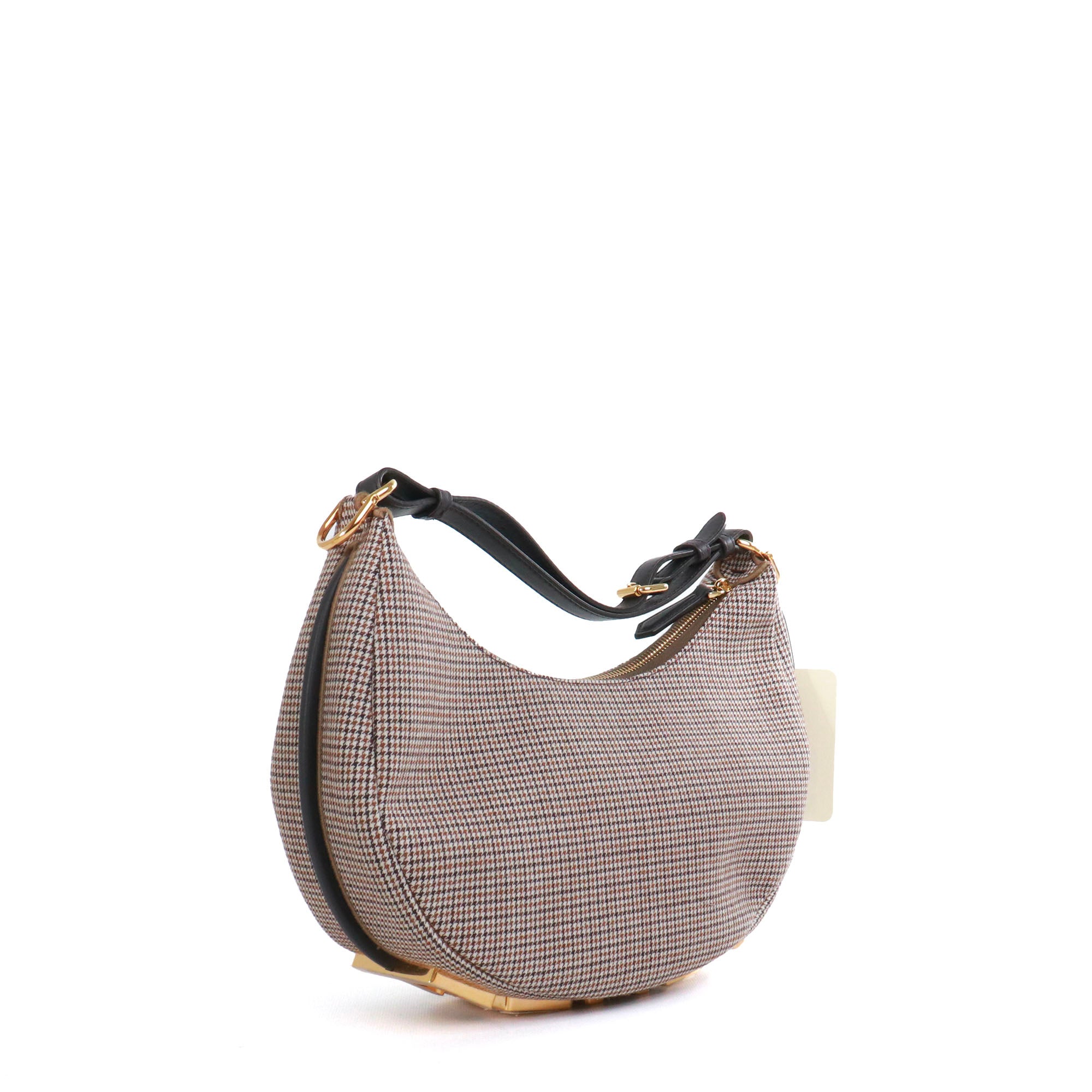 FENDI - Fendigraphy Fendi shoulder bag in brown canvas