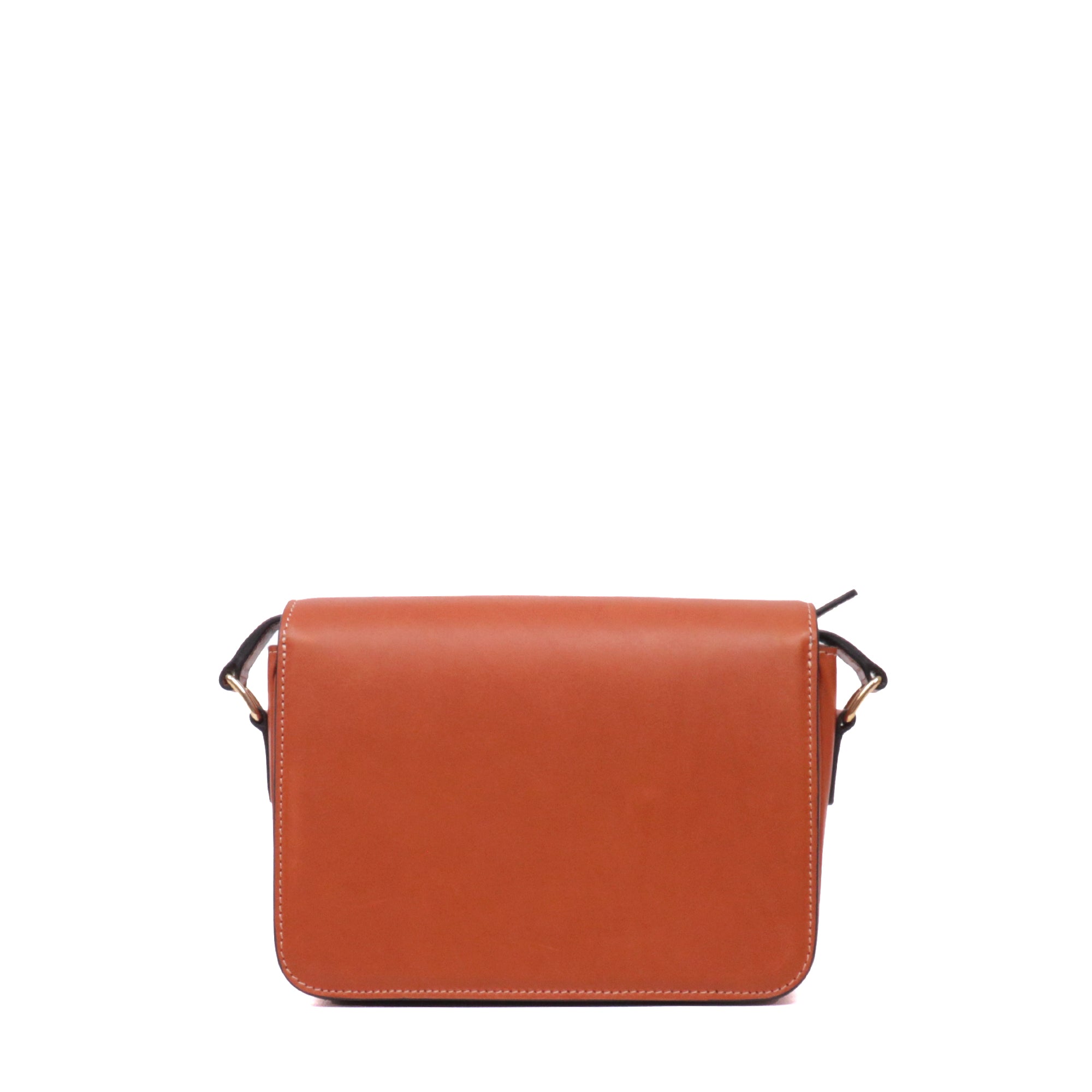 CELINE - Sac à bandoulière Triomphe Teen Céline en cuir naturel marron