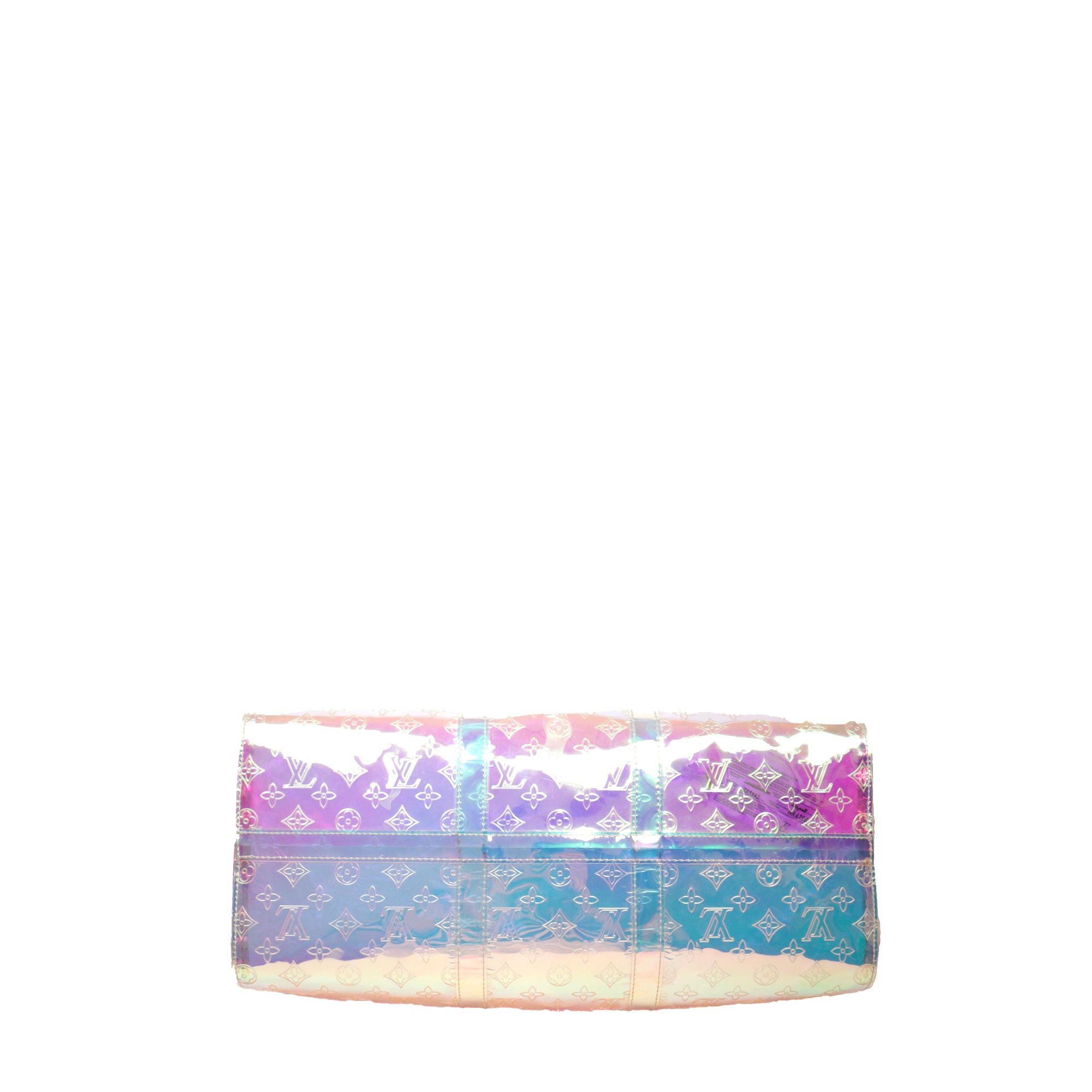 LOUIS VUITTON - Sac Keepall 50 Prism édition limitée Louis Vuitton en pvc iridescent