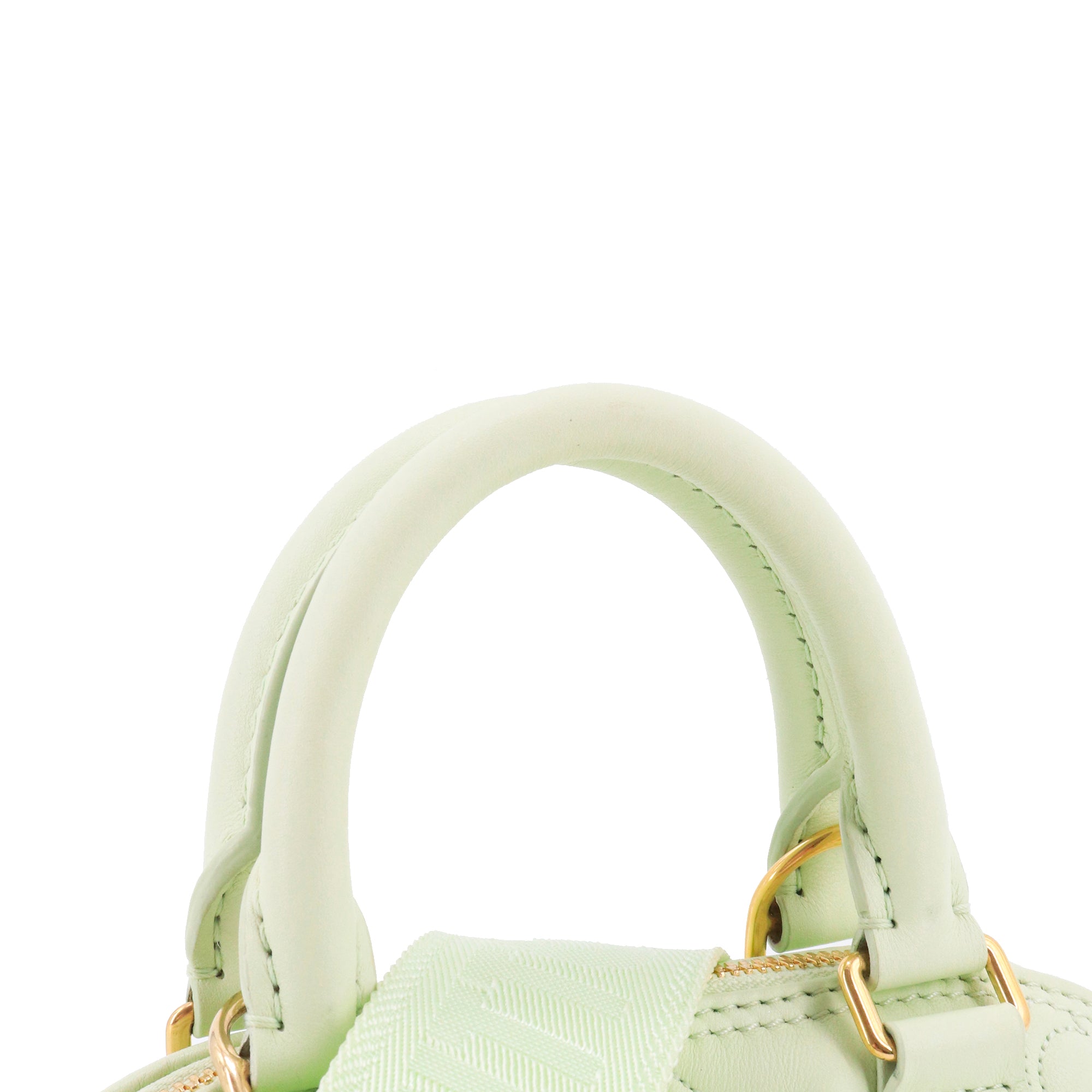 LOUIS VUITTON - Louis Vuitton Alma BB Bubblegram shoulder bag in sea green leather