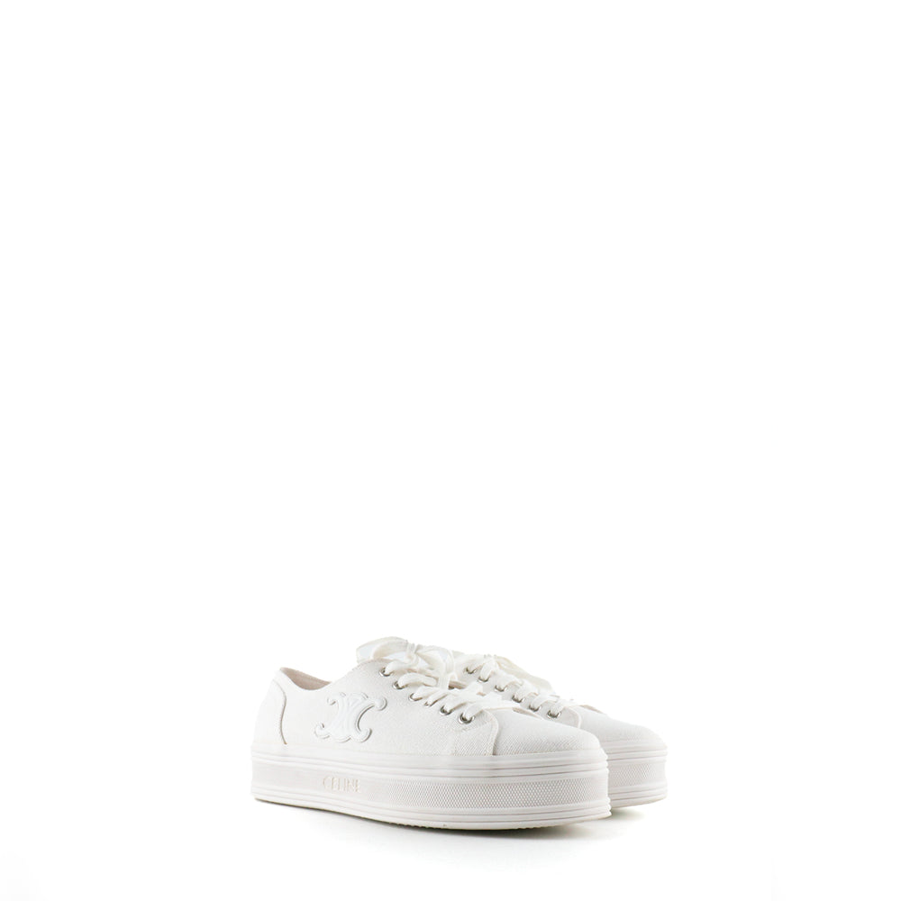 CELINE - Sneakers Jane en toile blanche (T40)