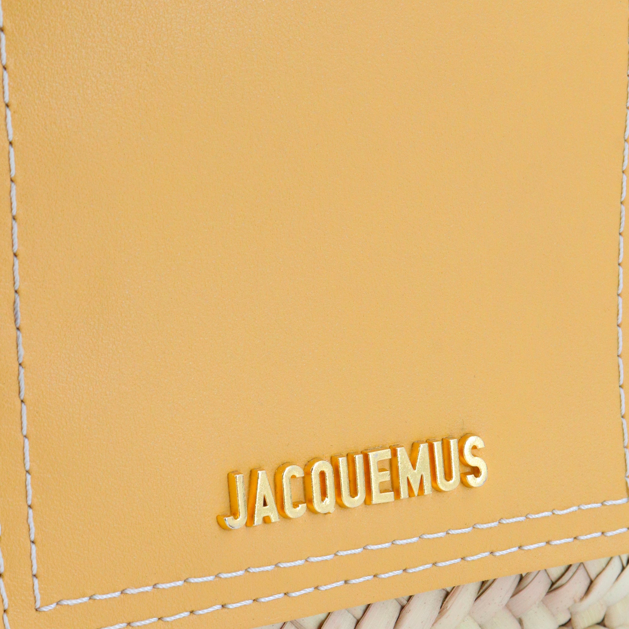 JACQUEMUS - Medium Chiquito shoulder bag in yellow leather