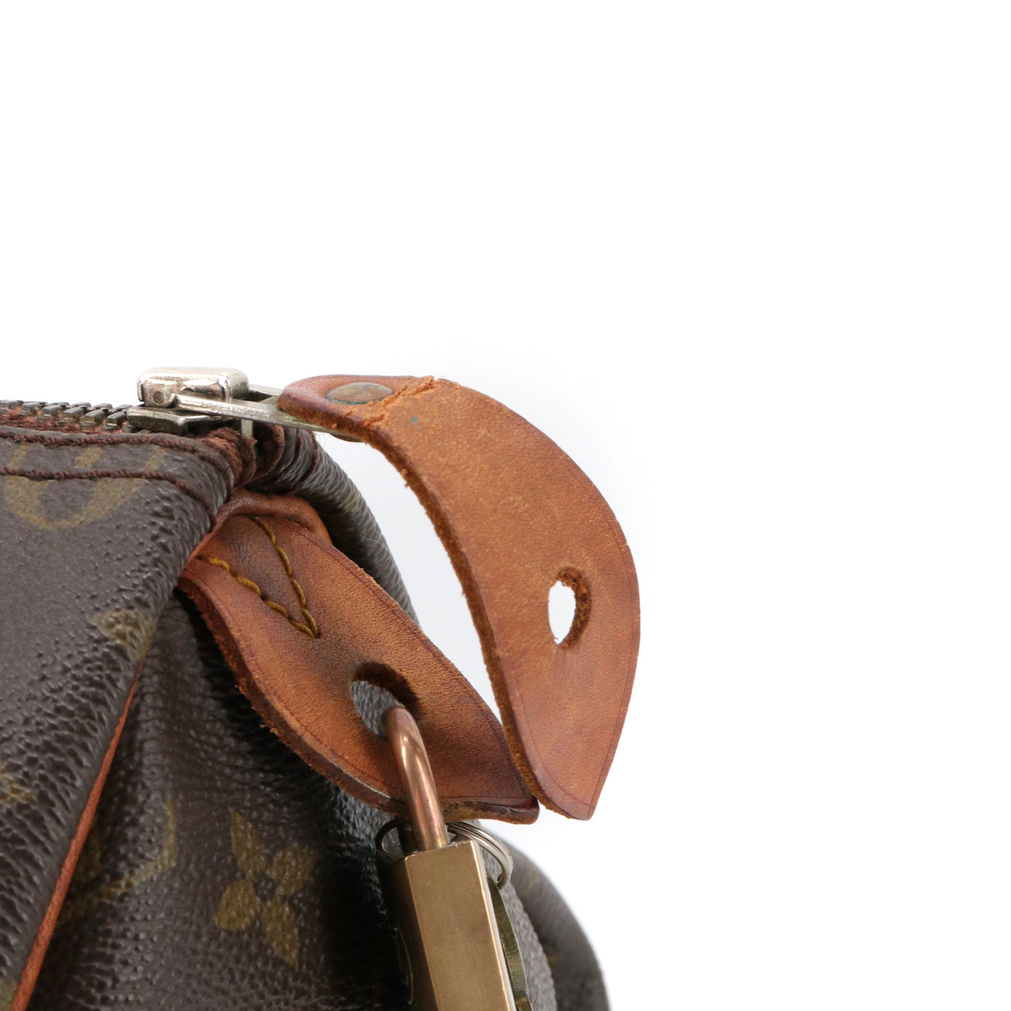 LOUIS VUITTON - Sac à main Speedy 30 Louis Vuitton en toile monogrammée