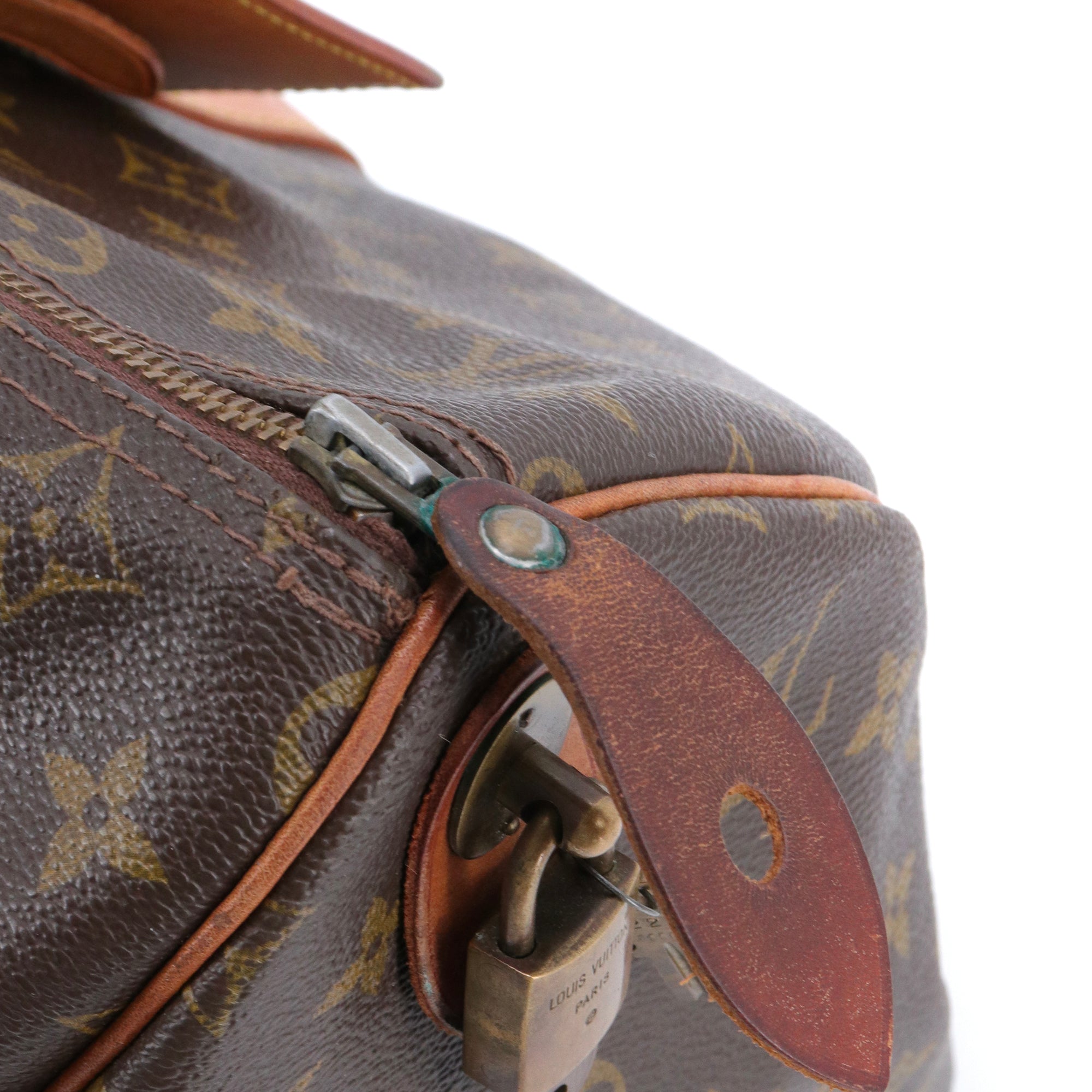 LOUIS VUITTON - Sac de voyage Keepall 50 Louis Vuitton en toile monogrammée vintage