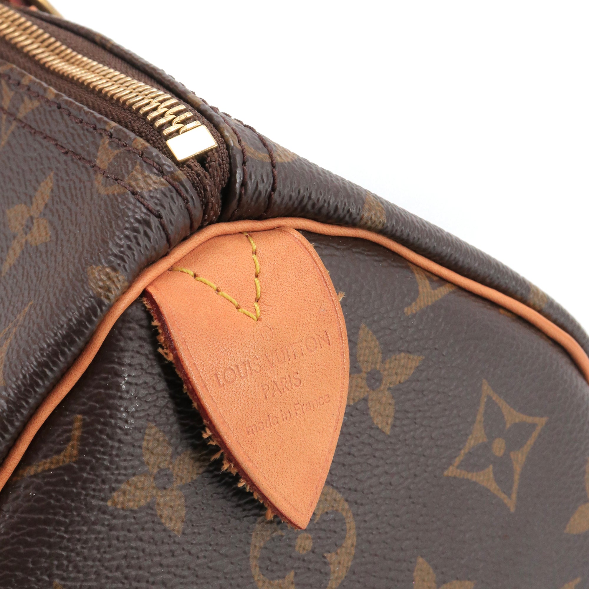 LOUIS VUITTON - Sac à main Speedy 35 Louis Vuitton en toile monogrammée