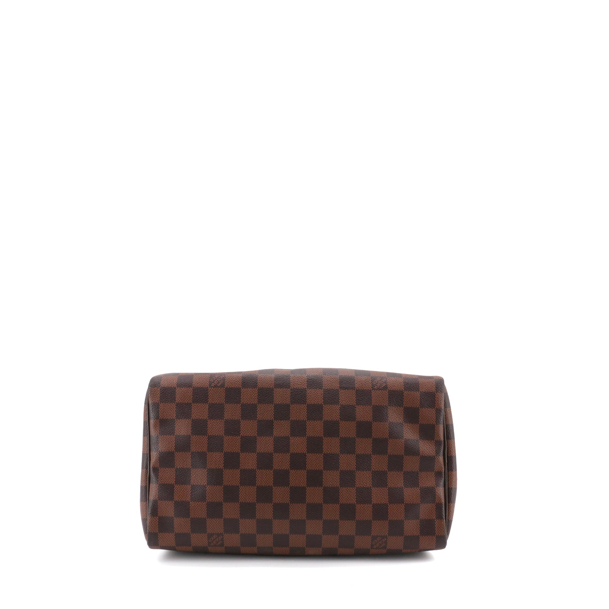 LOUIS VUITTON - Sac à main Speedy 30 Louis Vuitton en toile damier ébène