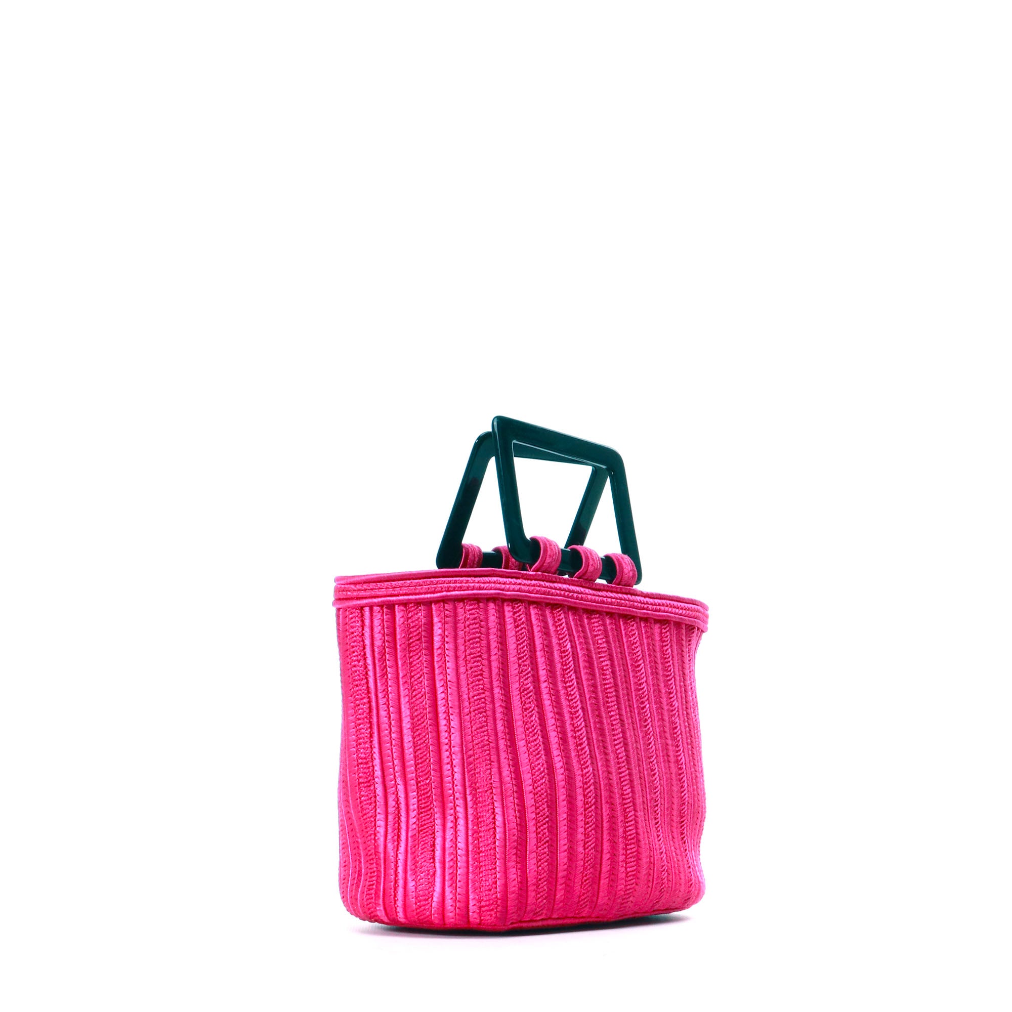 SAINT LAURENT - Sac à main Yves Saint Laurent vintage en soie et coton