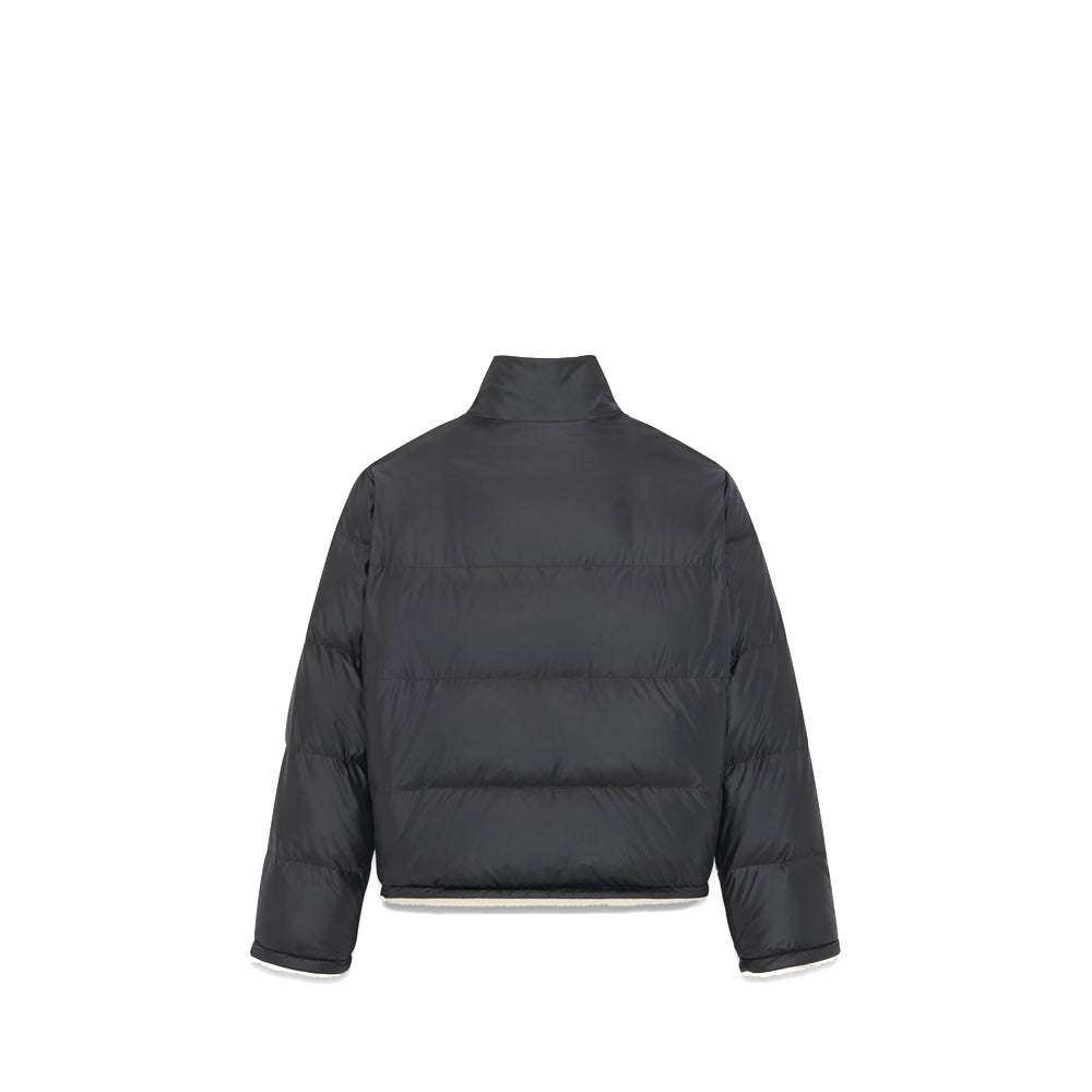 SAINT LAURENT - Black nylon down jacket (T50)