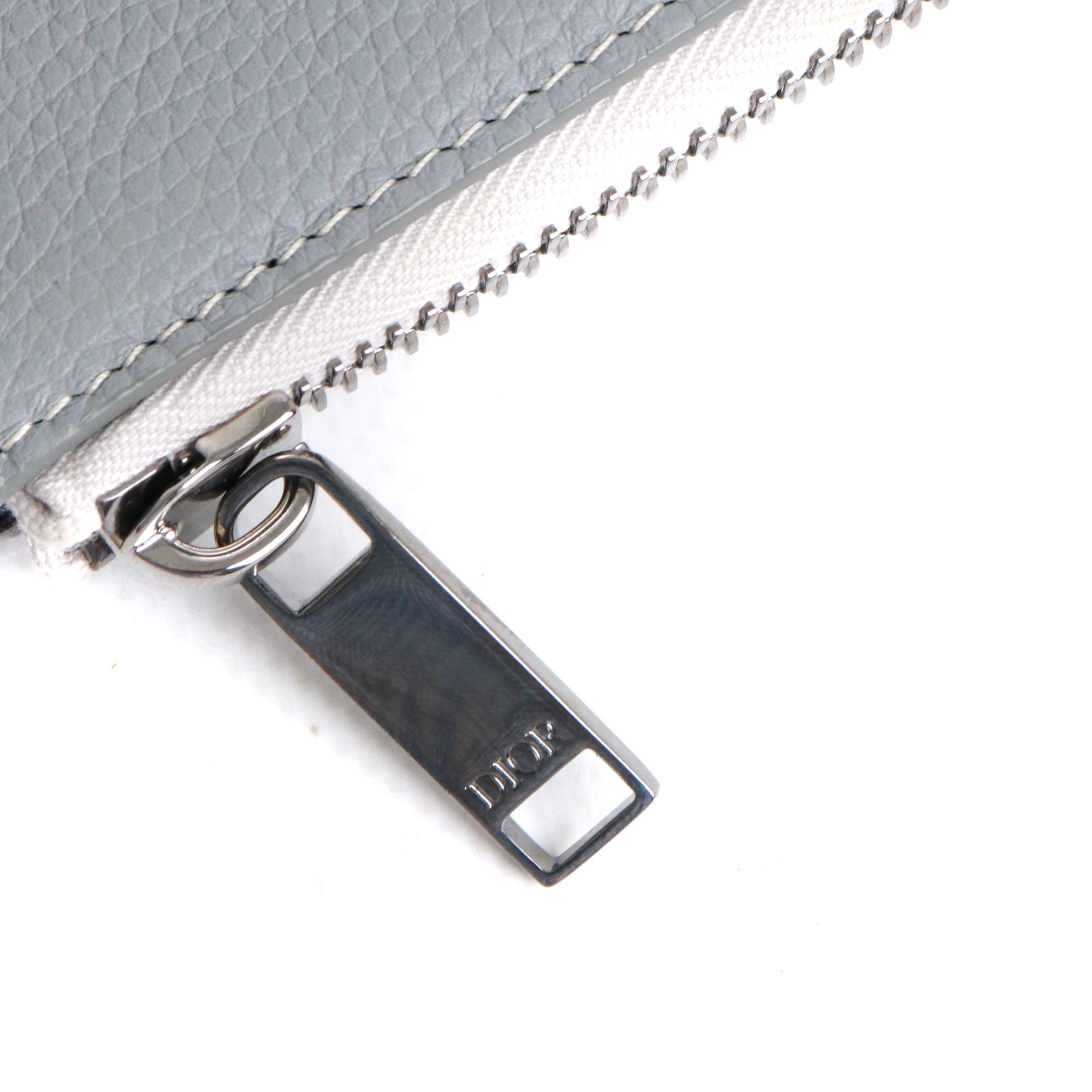 DIOR - Dior Oblique Galaxy A5 pouch in black leather