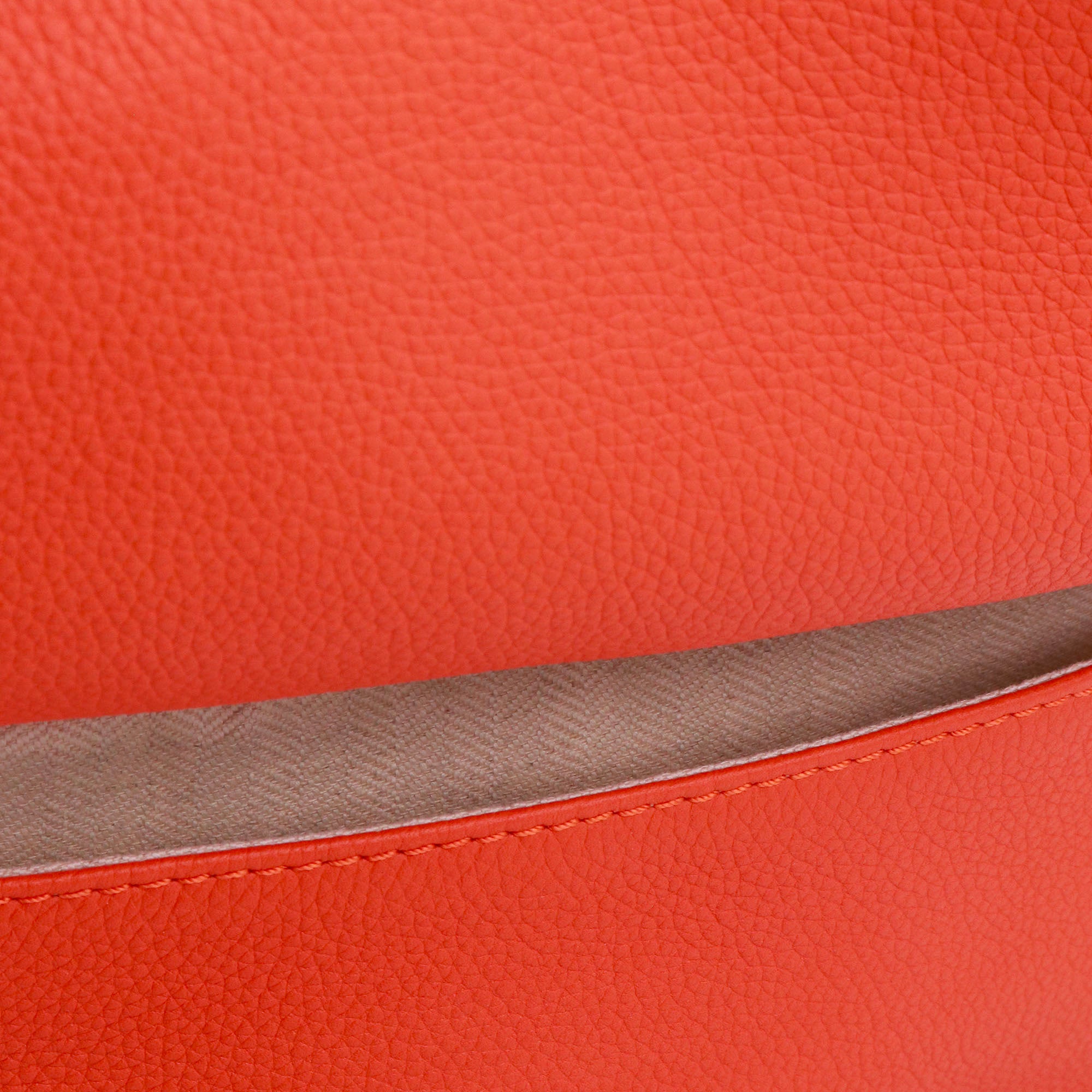 LOEWE - Sac à bandoulière Military Messenger XS Loewe en cuir grainé orange