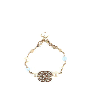 CHANEL - CC bracelet with pearls