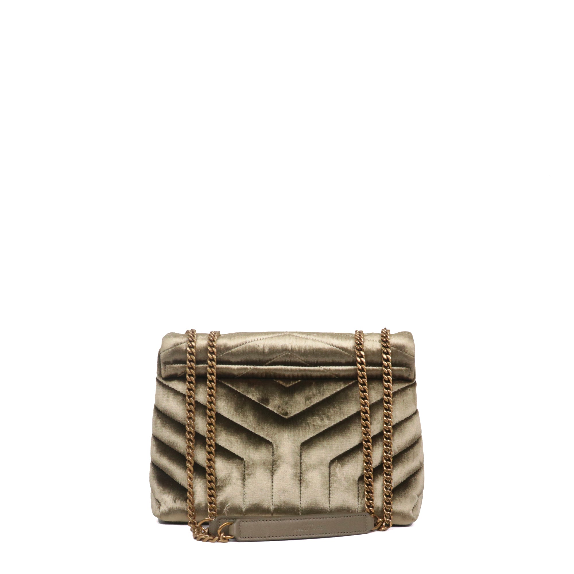 SAINT LAURENT - Saint Laurent Loulou small shoulder bag in black quilted leather