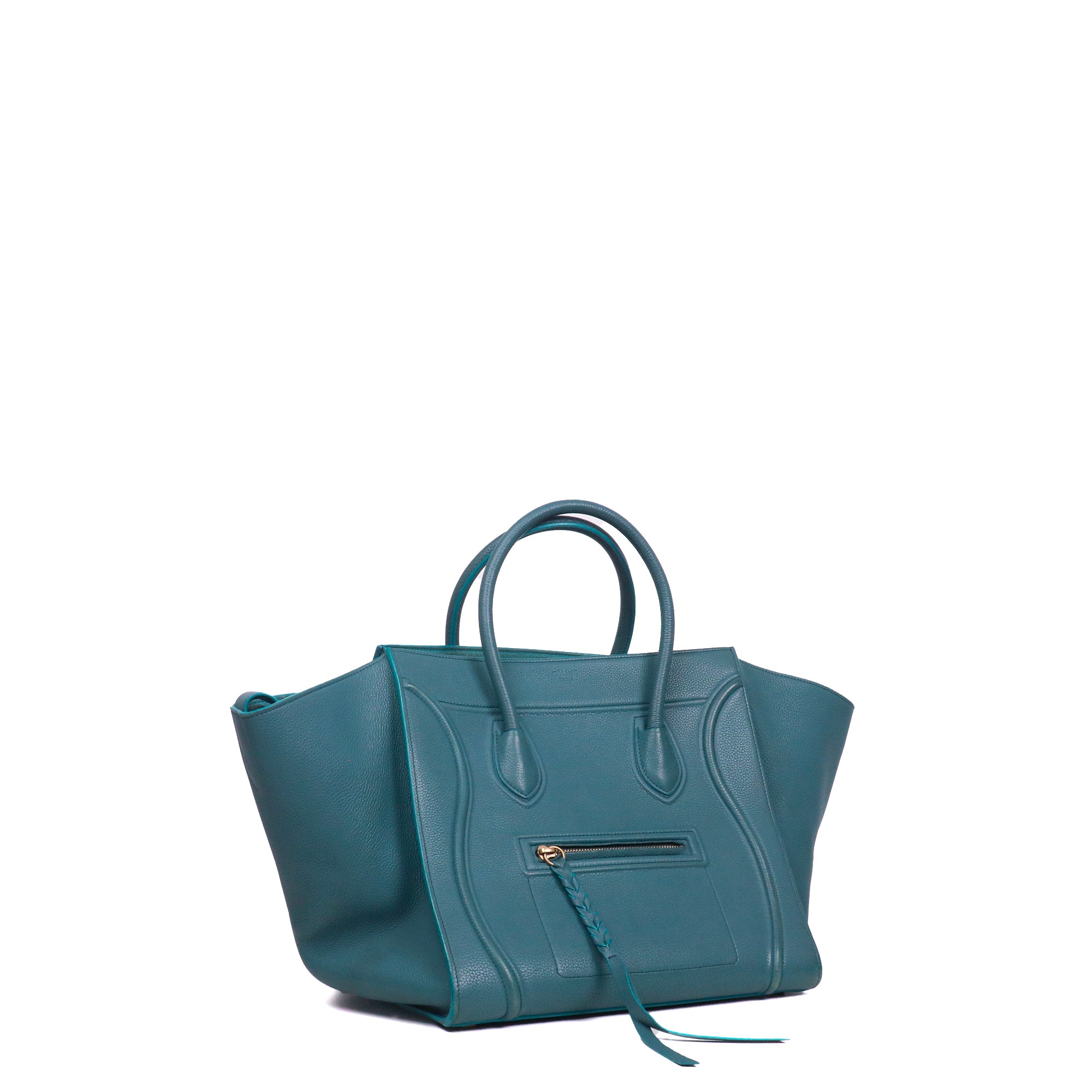 CELINE - Two-tone Luggage handbag