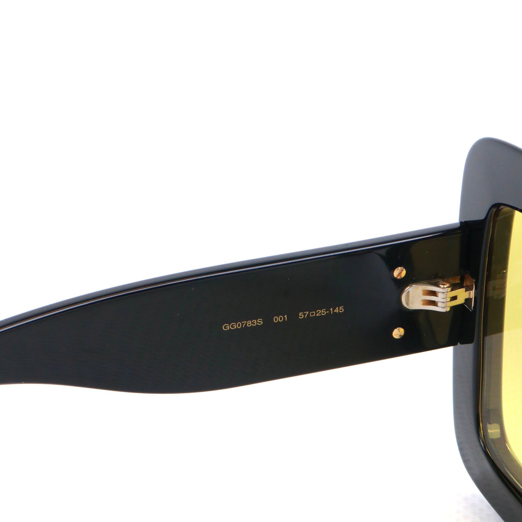 GUCCI - Lunettes de soleil GG Gucci en plastique noir oversize