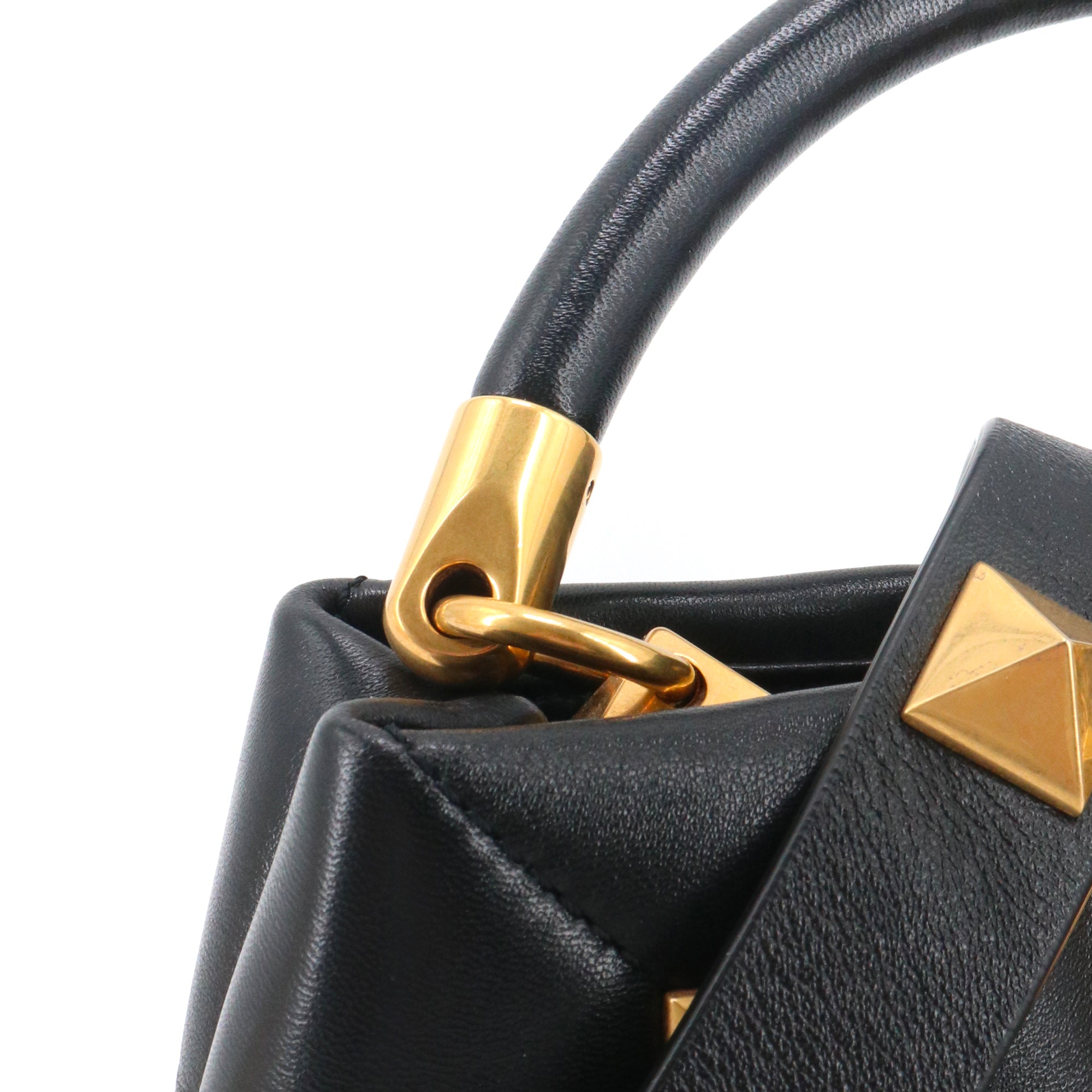 VALENTINO - Rockstud leather tote bag