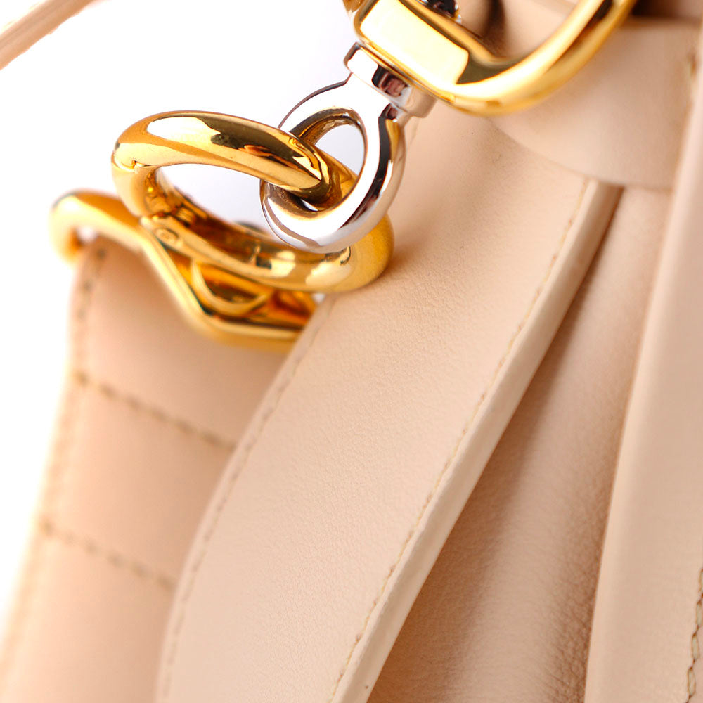 CHLOÉ - Sac à bandoulière Tess Day cuir grainé beige