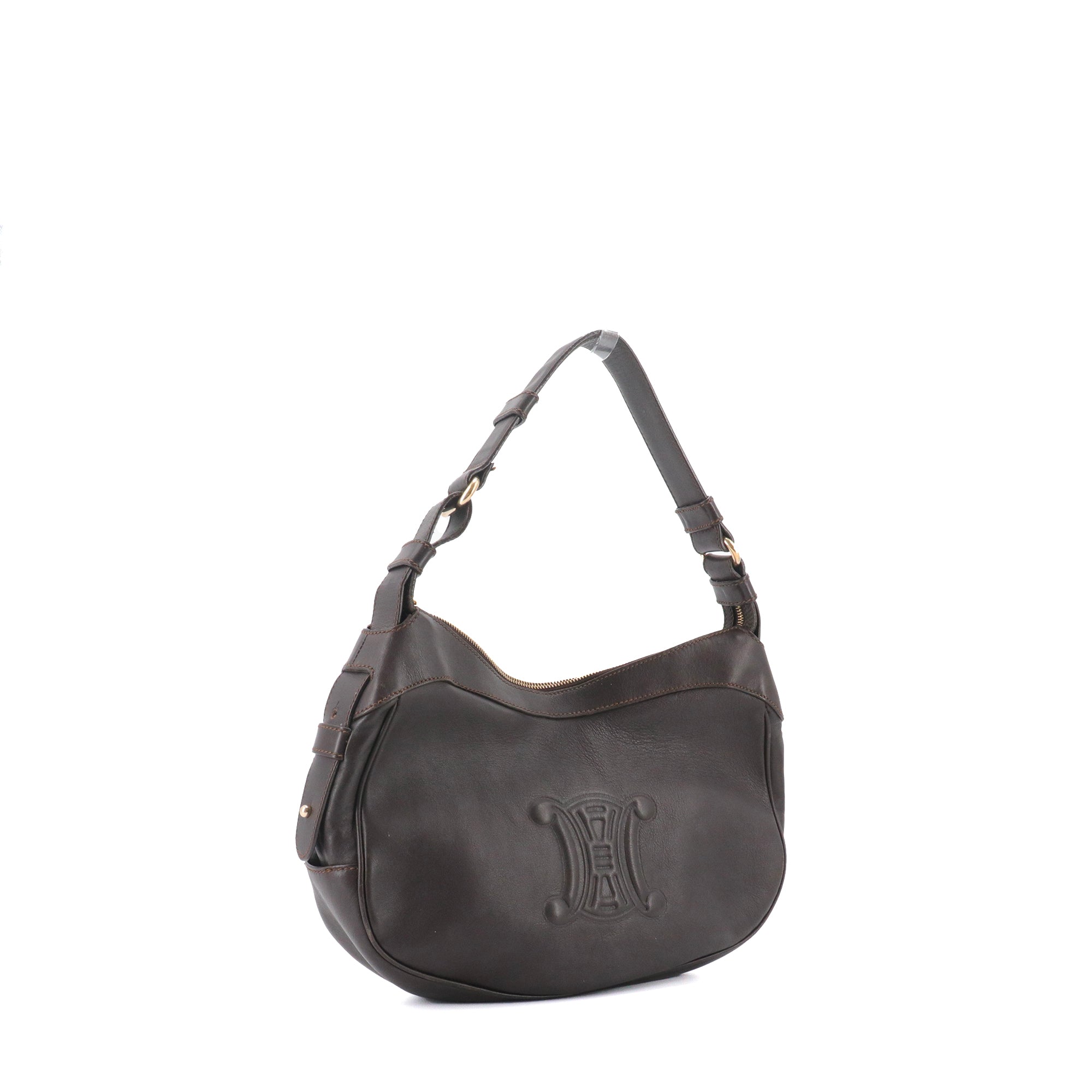 CELINE - Triomphe Shoulder bag in natural calfskin