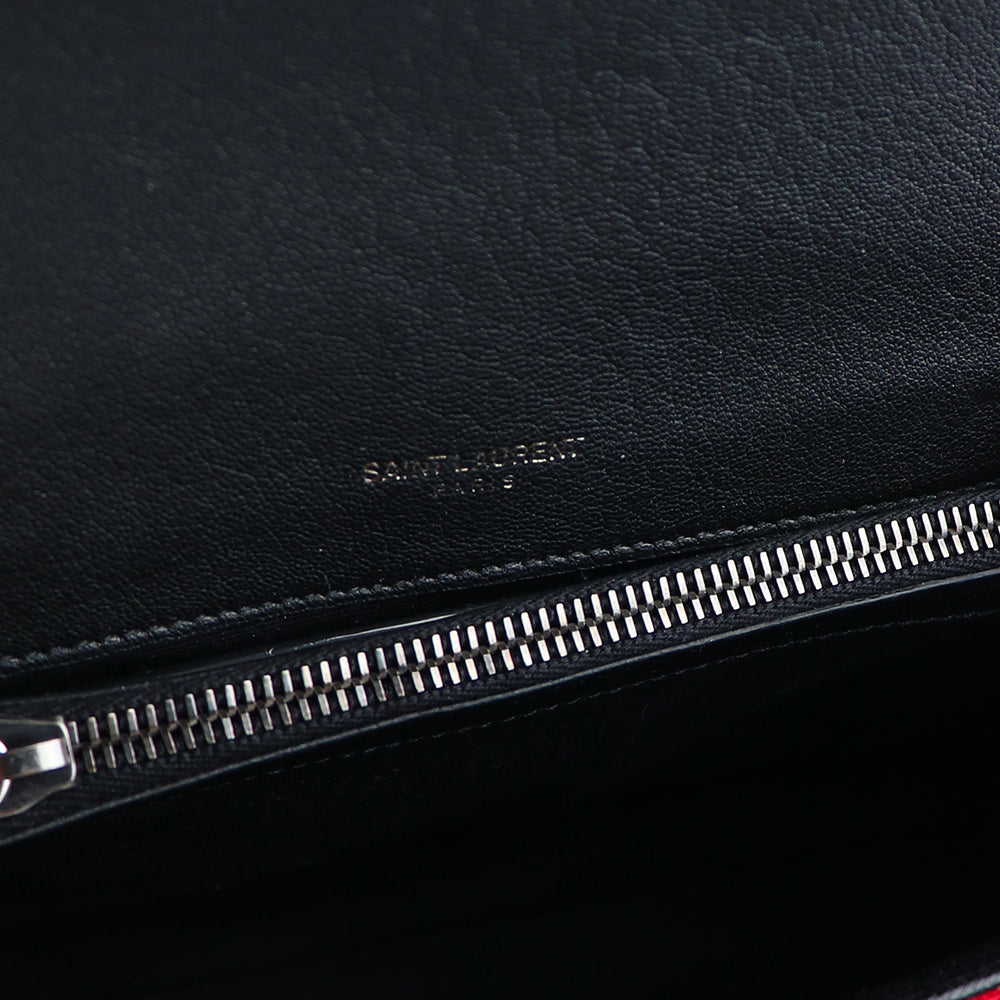 SAINT LAURENT - College small canvas shoulder bag USA