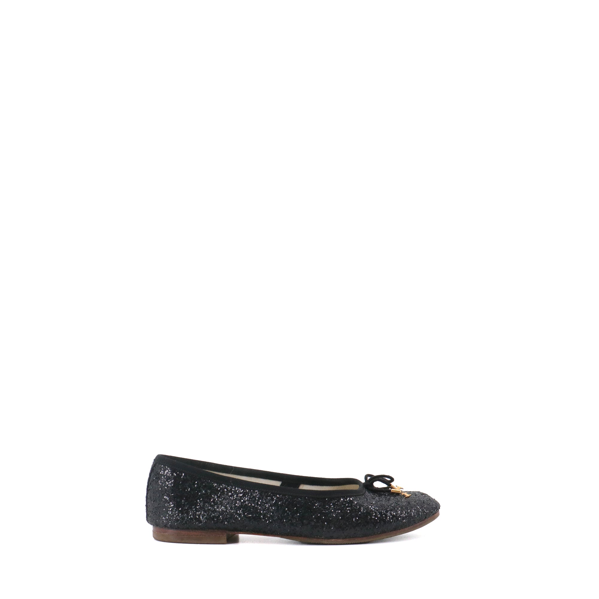 CELINE - Triomphe glitter ballerinas (T39)