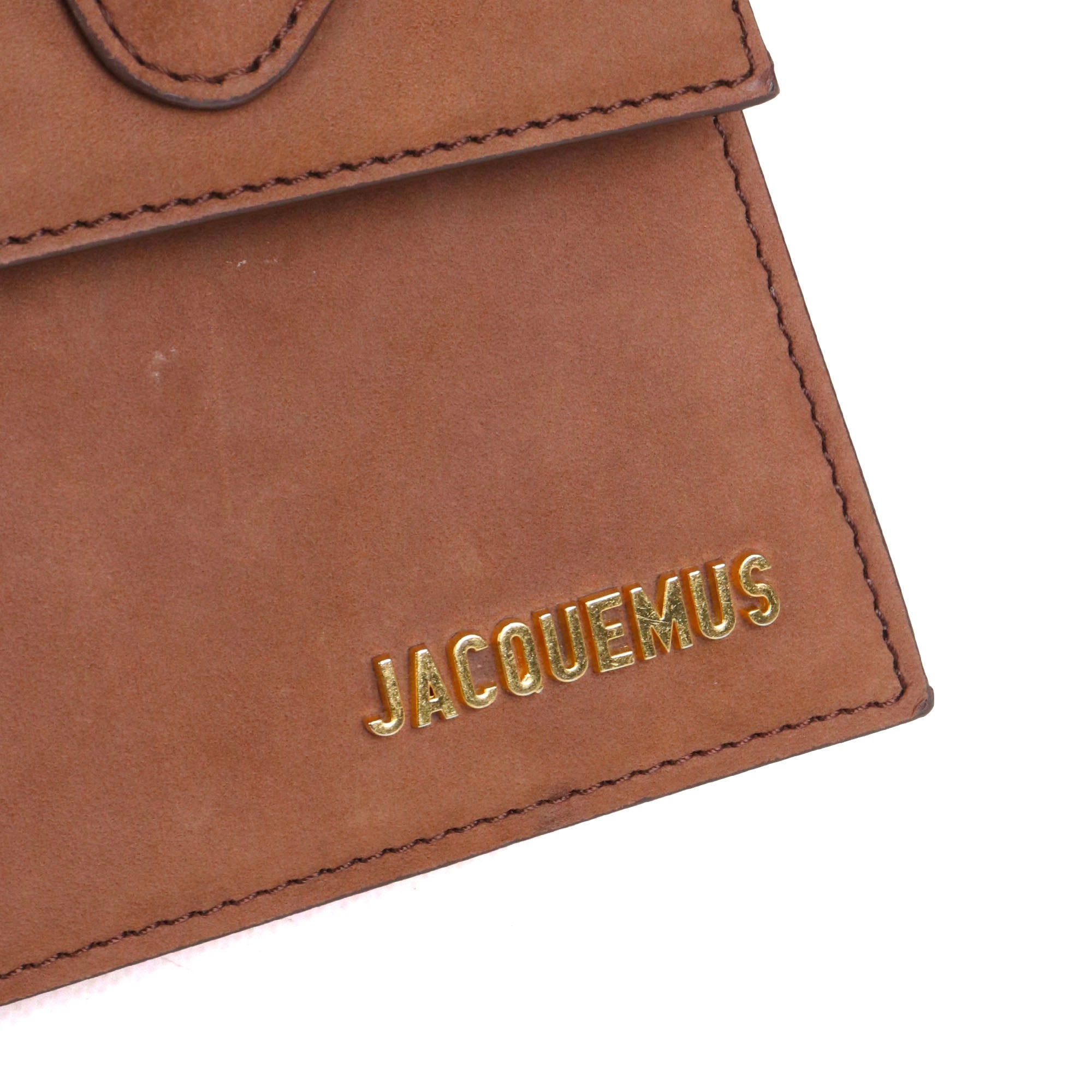 JACQUEMUS - Sac à bandoulière Grand Chiquito Jacquemus en nubuck marron
