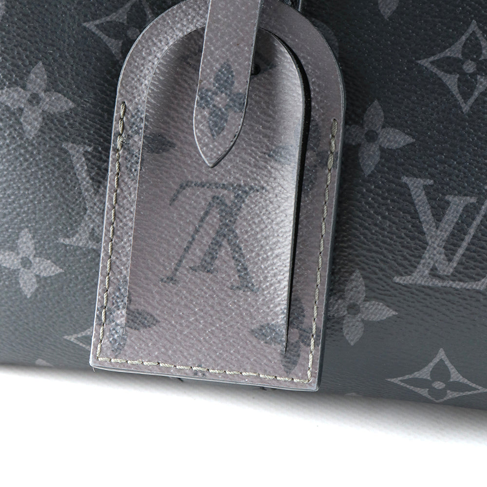 LOUIS VUITTON - Sac à bandoulière Keepall City en toile Monogram Éclipse