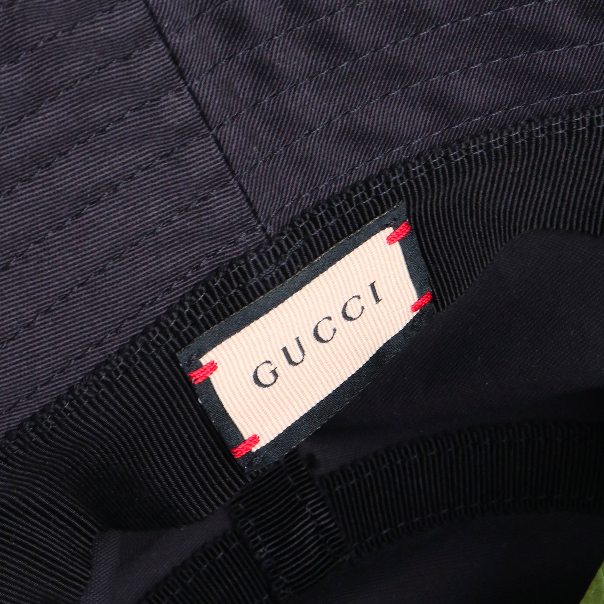 GUCCI - Gucci black cotton bob (M)
