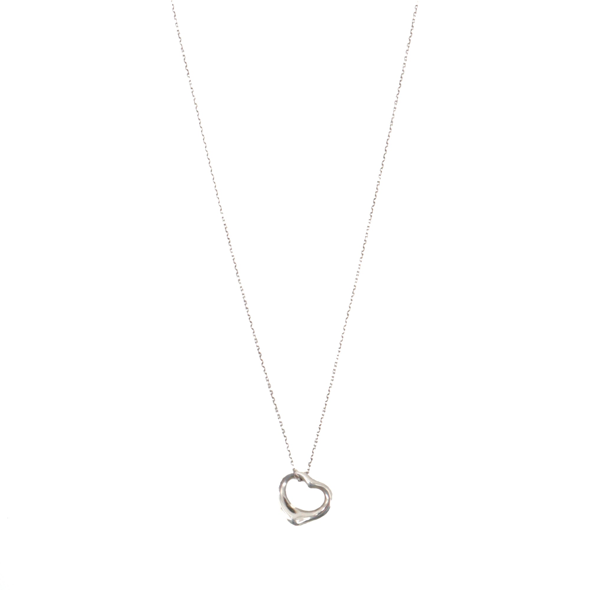 TIFFANY & CO - Collier Open Heart Tiffany & Co en argent