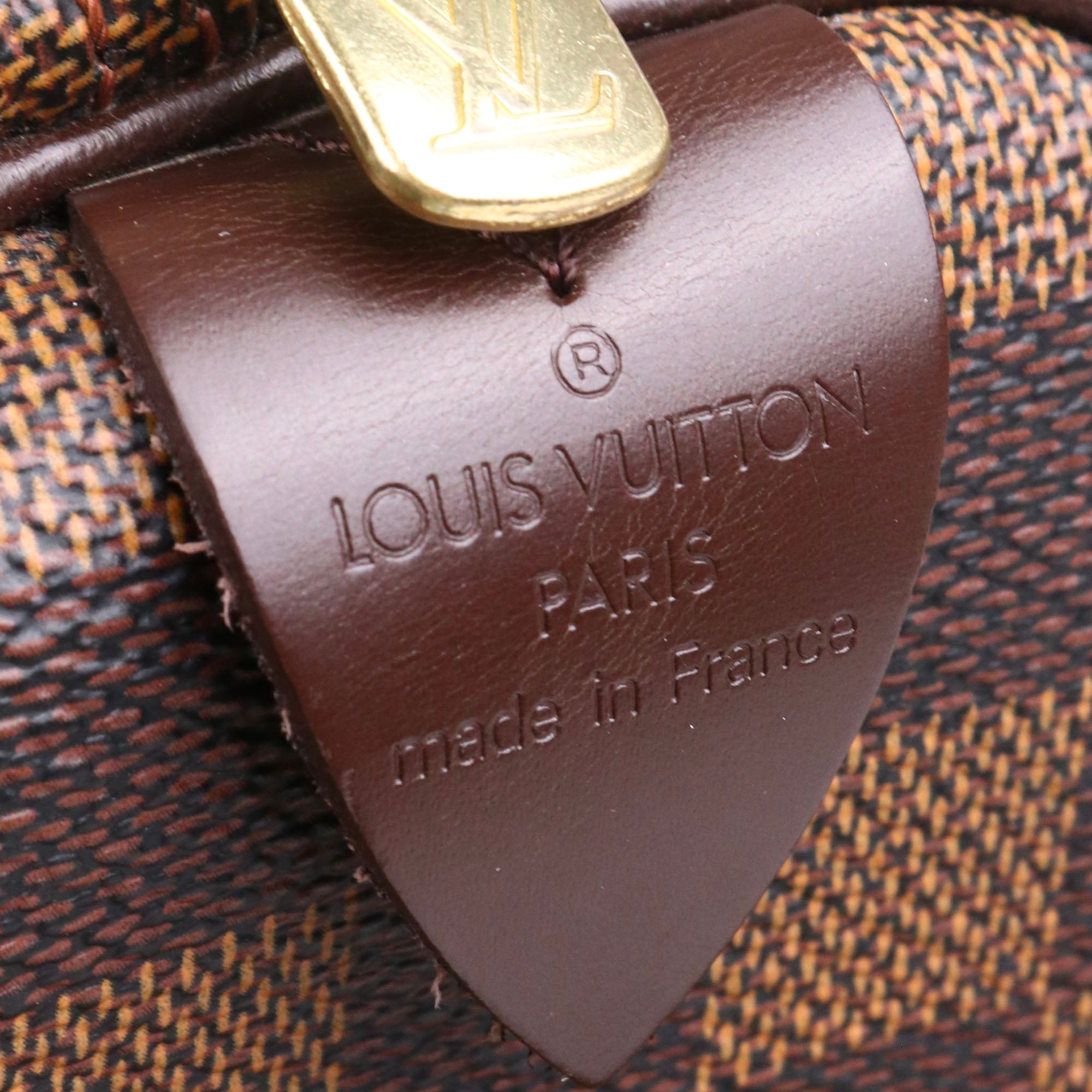 LOUIS VUITTON - Sac de voyage Keepall 50 Louis Vuitton en toile damier ébène
