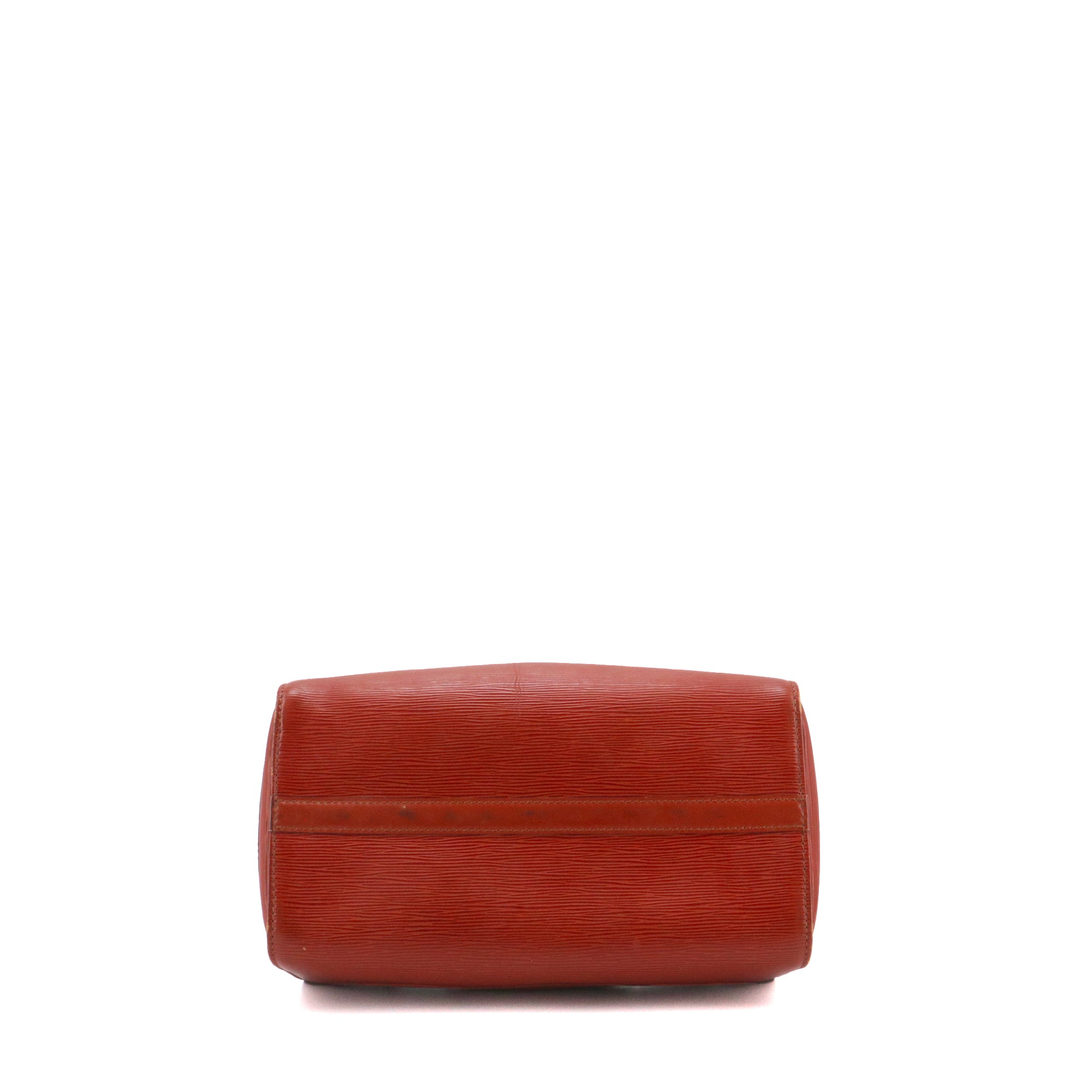 LOUIS VUITTON - Sac à main Speedy 30 Louis Vuitton en cuir épi marron vintage